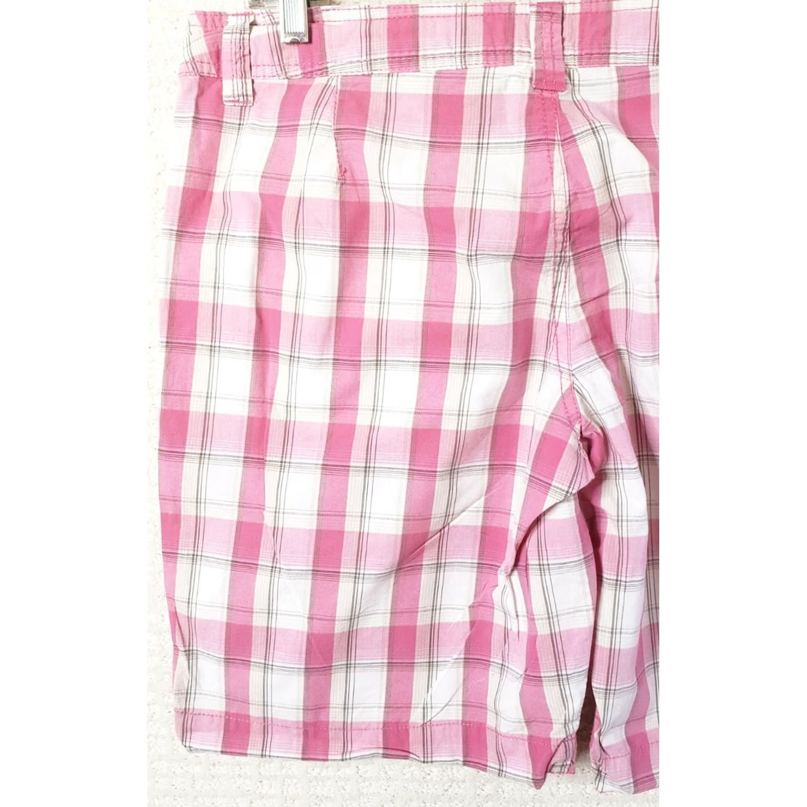 Vintage No Boundries Pink Plaid Shorts Junior Sz 15 Girls Great Nice Condition Size 36" / US 14 / IT 50 - 6 Thumbnail