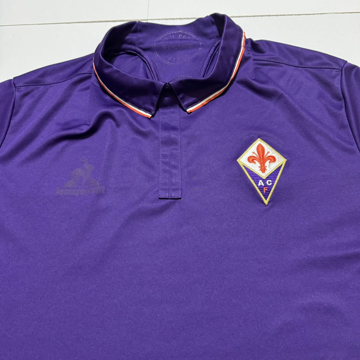 Le Coq Sportif Le Coq Sportif ACF Fiorentina 2016/17 Home Soccer Jersey Size US XL / EU 56 / 4 - 4 Thumbnail