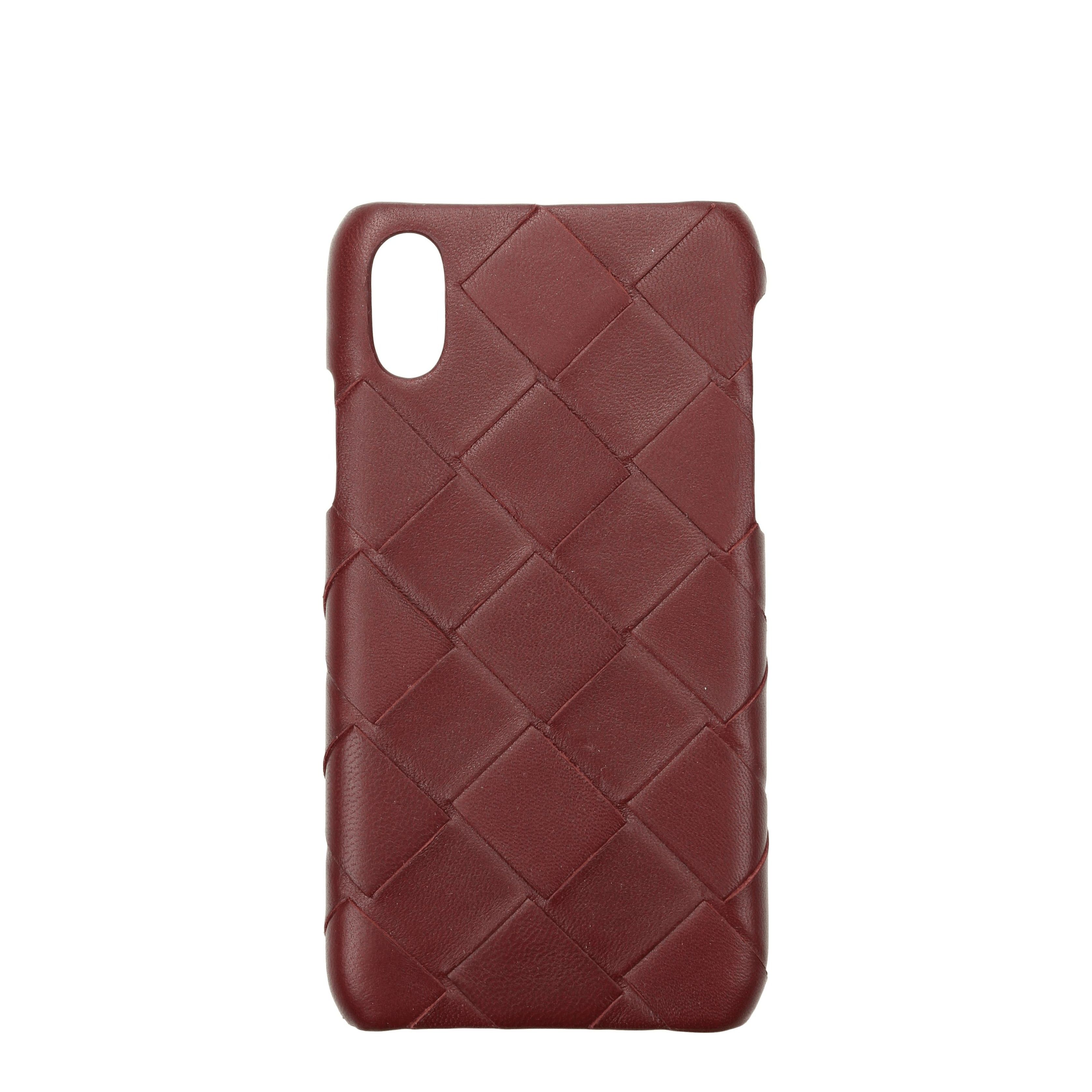 Bottega Veneta Bottega Veneta IPhone Covers Men Leather Red Size ONE SIZE - 1 Preview