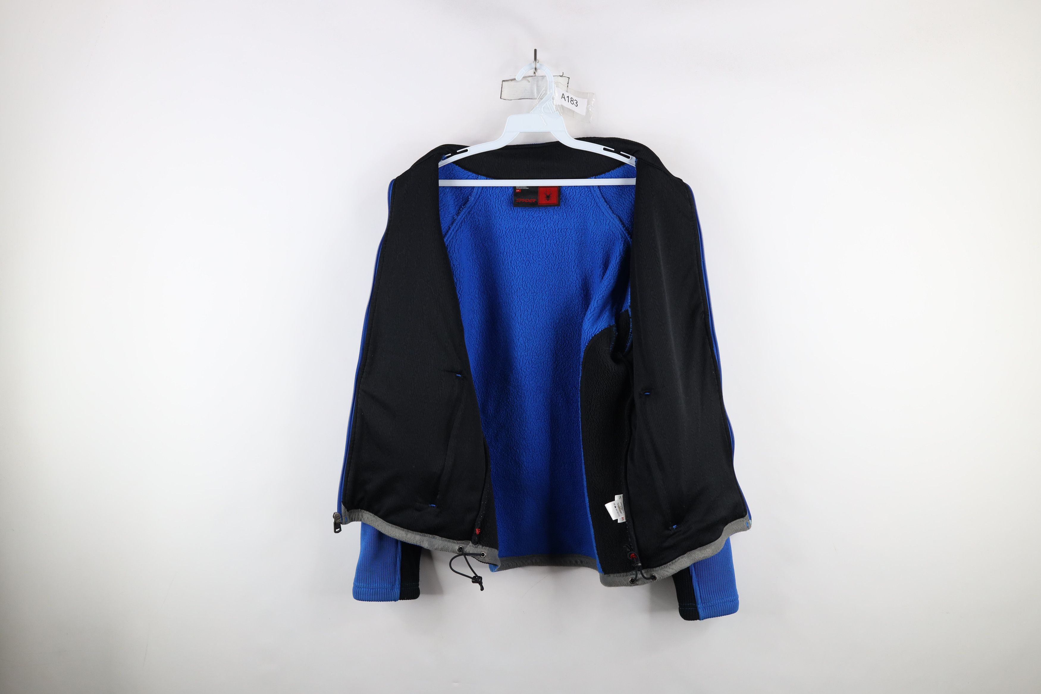 Spyder × Vintage Spyder Spell Out Heavyweight Ribbed Knit Ski Jacket Fleece Size US S / EU 44-46 / 1 - 9 Thumbnail