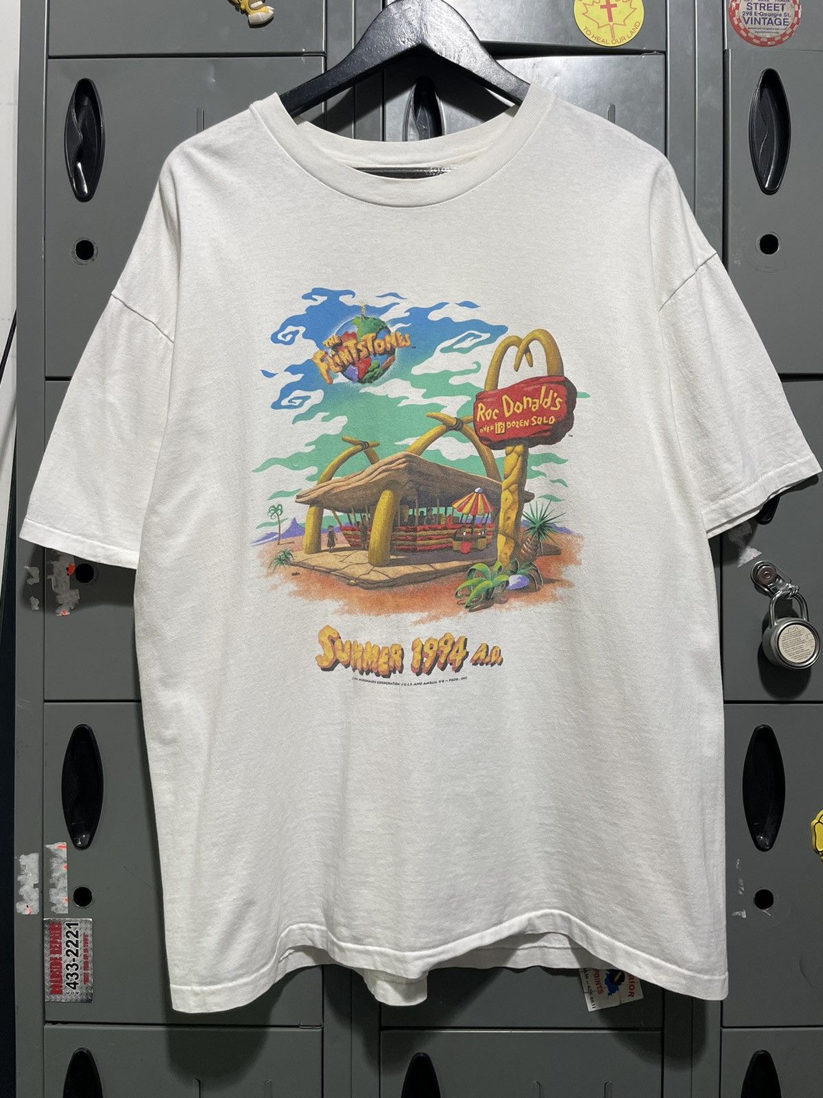 1994 The Flintstones McDonalds movie promo 90s graphic tee