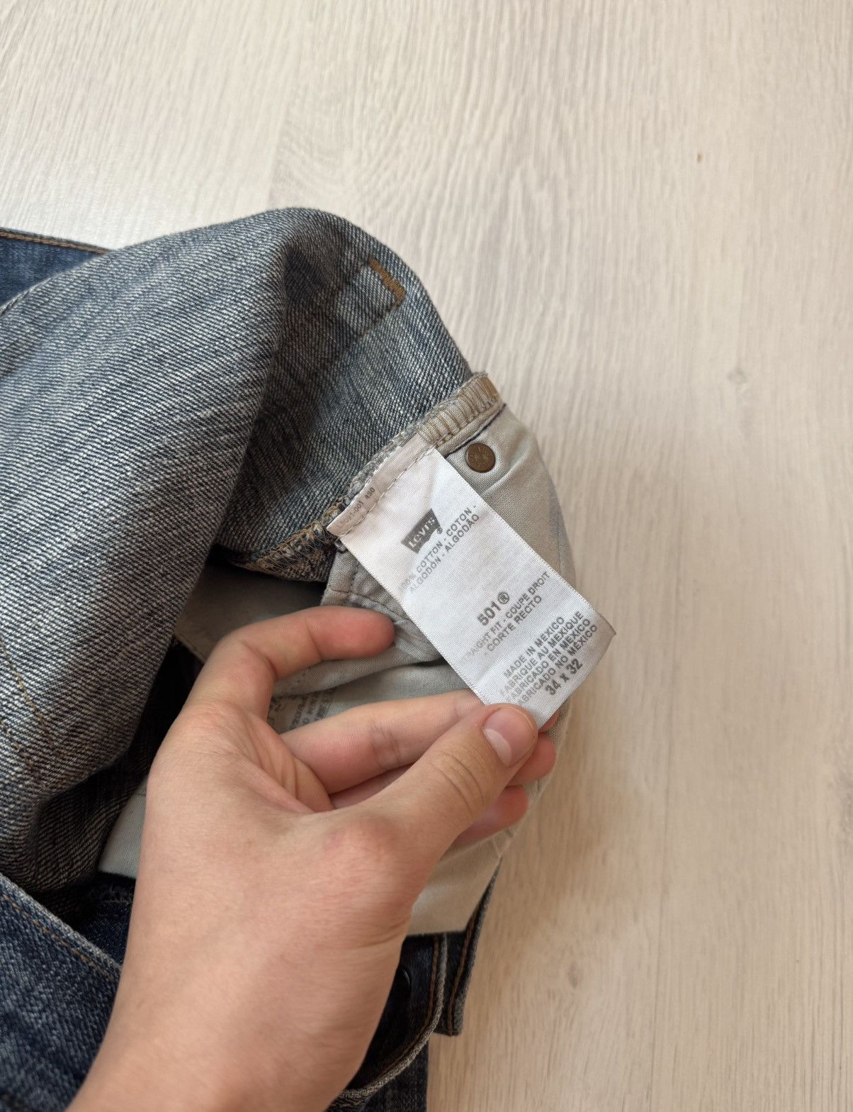 Levi's Vintage 90’s Levi’s 501 Straight Jeans Size US 34 / EU 50 - 3 Thumbnail