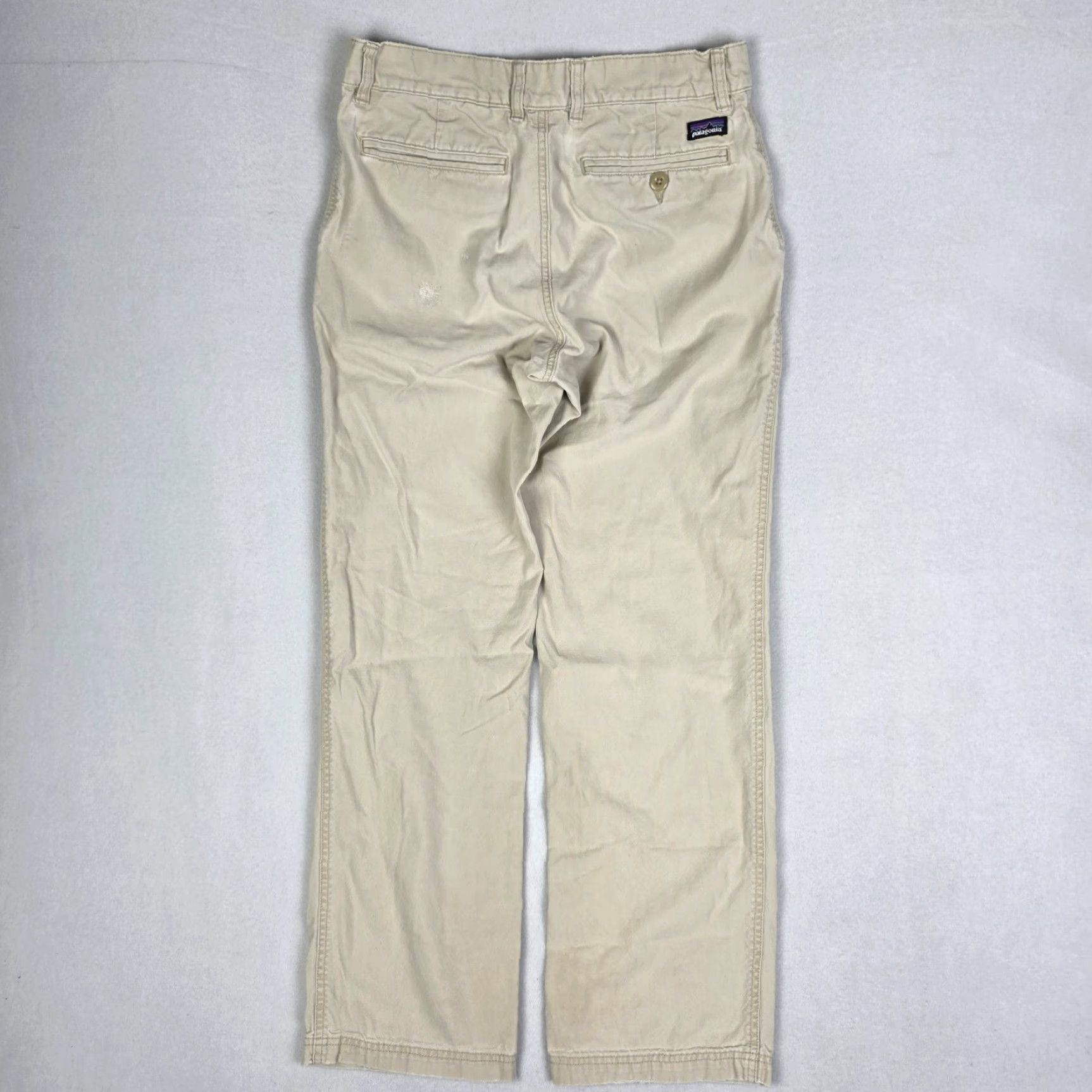 Patagonia Patagonia Chino Pant Mens 31x30 Beige Canvas Straight Casual Workwear Size US 31 - 2 Thumbnail