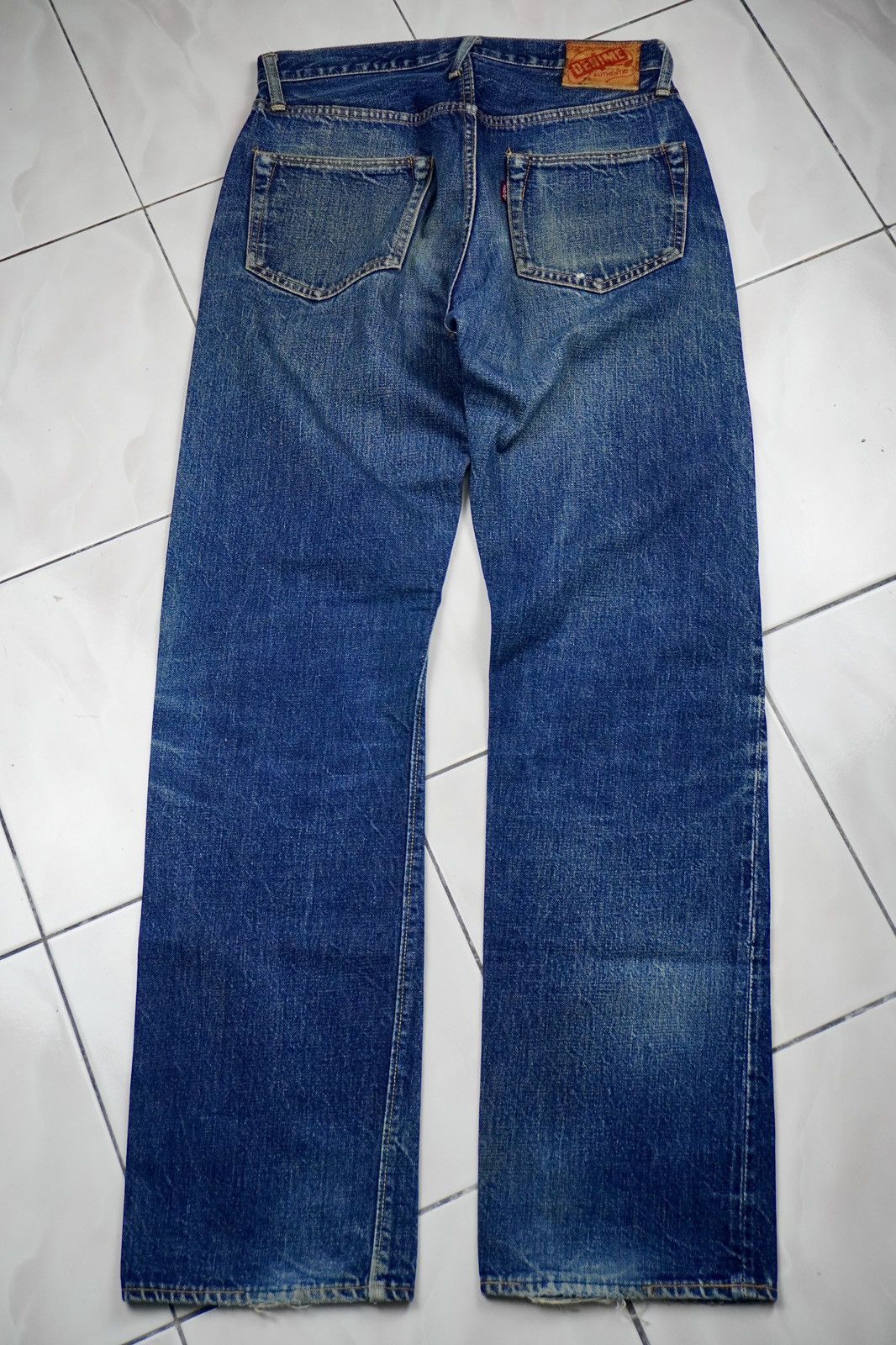 Denime × Japanese Brand × Vintage Vintage DENIME selvedge distressed jeans japanese brand Size US 30 / EU 46 - 4 Thumbnail