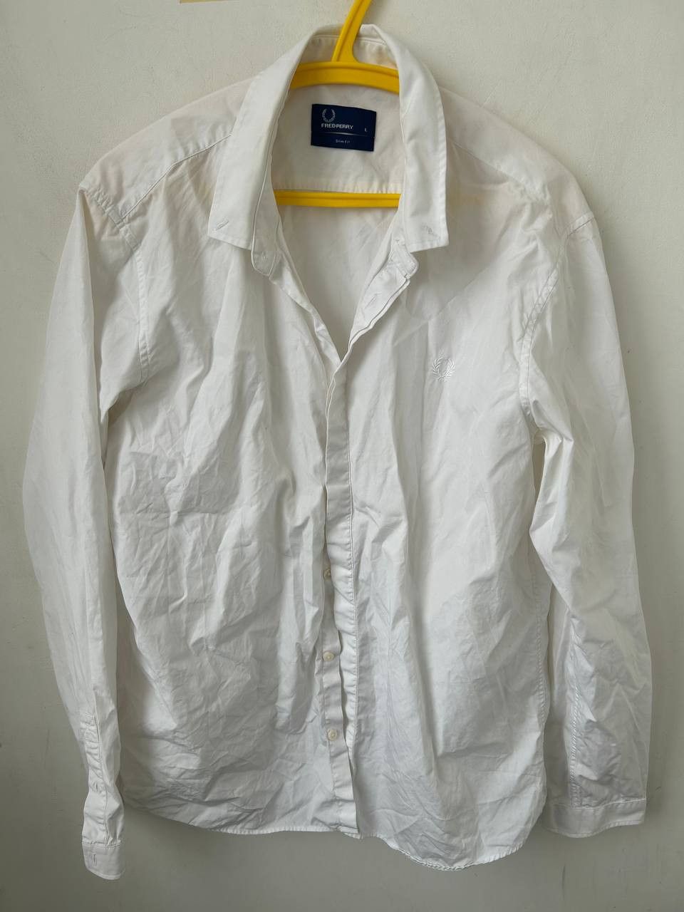 Fred Perry Fred Perry White slim fit shirt Size US L / EU 52-54 / 3 - 1 Thumbnail