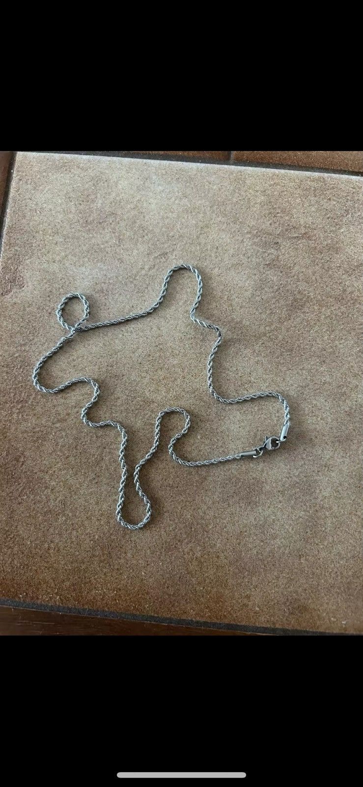 Other Silver Rope Chain Size ONE SIZE - 1 Preview