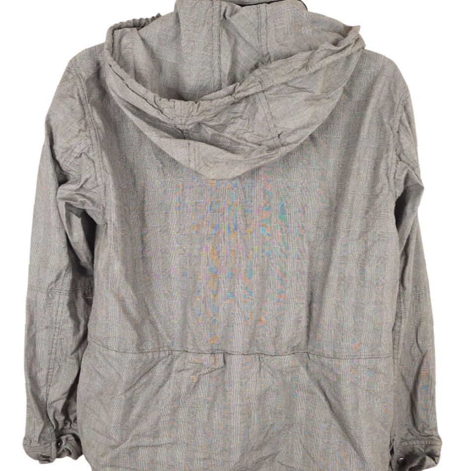 Vintage Hlaska Jacket Mens Large Gray Plaid Hooded Windbreaker Made In USA Size US L / EU 52-54 / 3 - 4 Thumbnail
