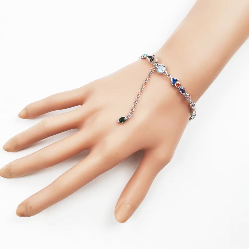 Other Link Chain Bracelets Colorful stones Size ONE SIZE - 1 Thumbnail