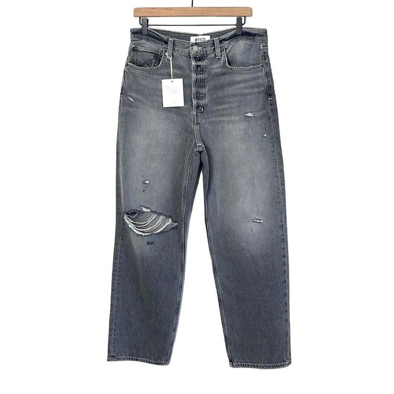 ETICA Etica Tyler Vintage Straight Jeans Size 31 NWT Size 31" - 3 Thumbnail