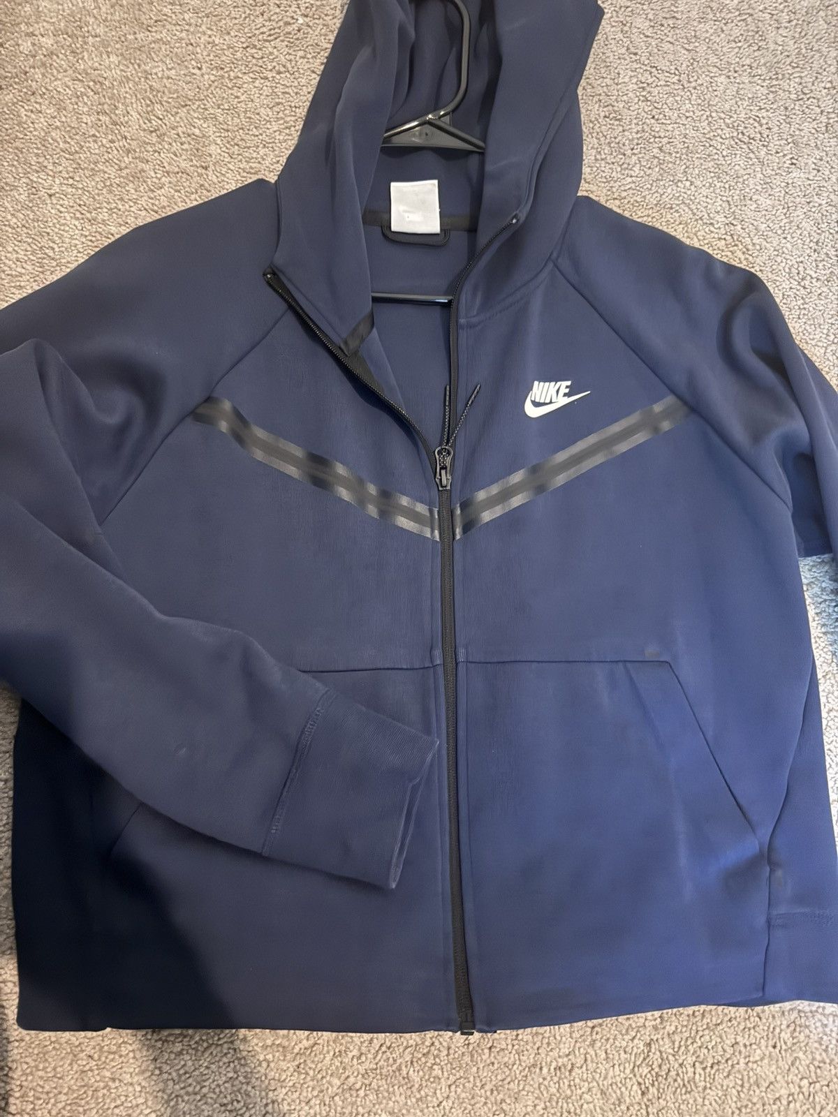 Nike Nike Cropped nike tech zip up jacket size small Size S / US 4 / IT 40 - 2 Thumbnail