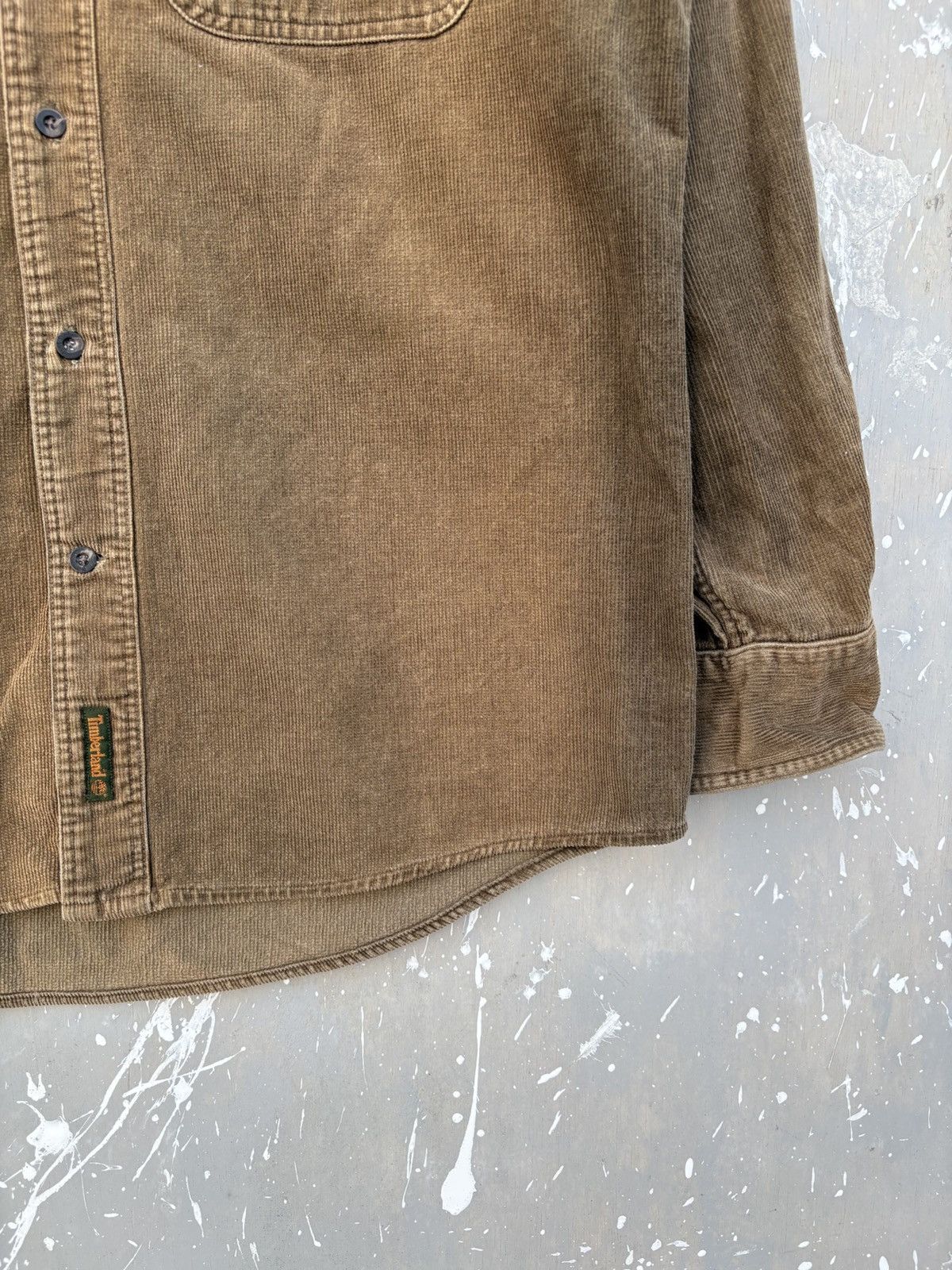 Timberland Vintage 90s‼️ Sun Faded Timberland Workwear Corduroy Shirts Size US S / EU 44-46 / 1 - 4 Thumbnail