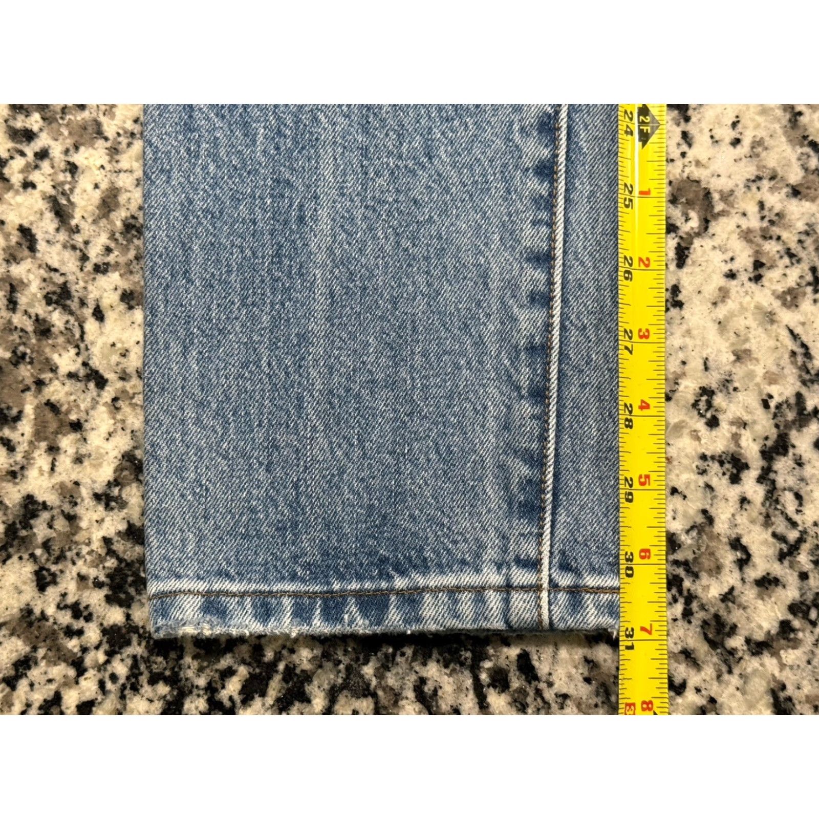 Levi's VINTAGE Levi's 501 Original Fit Jeans Blue 150th Anniversary Button Fly 25x31 Size 42" / US 20 - 3 Thumbnail