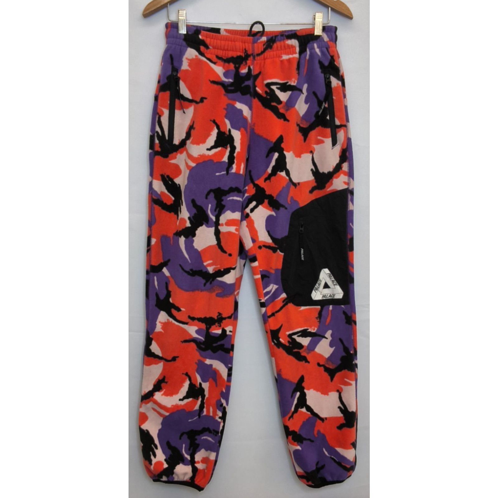 Palace Palace P-Surgent Fleece Joggers Men's M Orange/Purple Camo Size US 30 / EU 46 - 2 Thumbnail