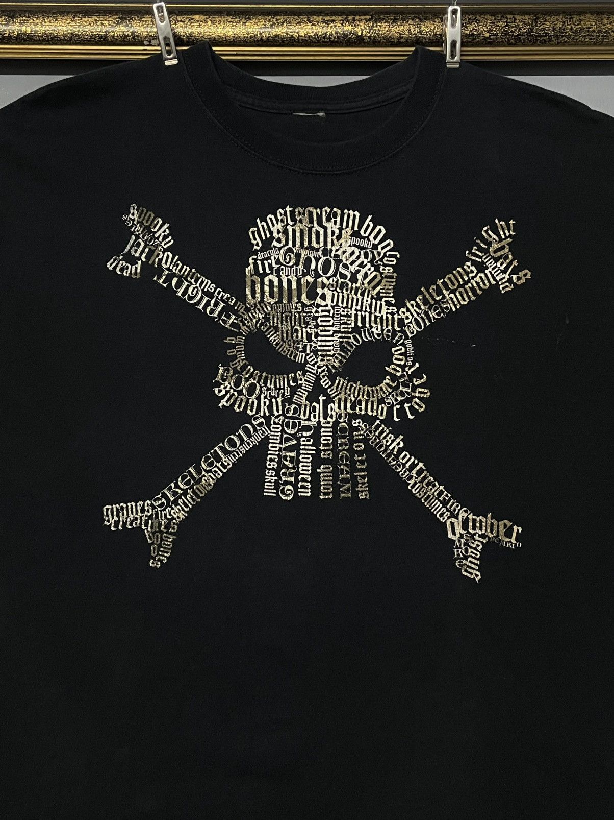 Vintage Vintage 1990s Ghost Scream Art Skull Big Print Photo Tshirt Size US L / EU 52-54 / 3 - 3 Thumbnail