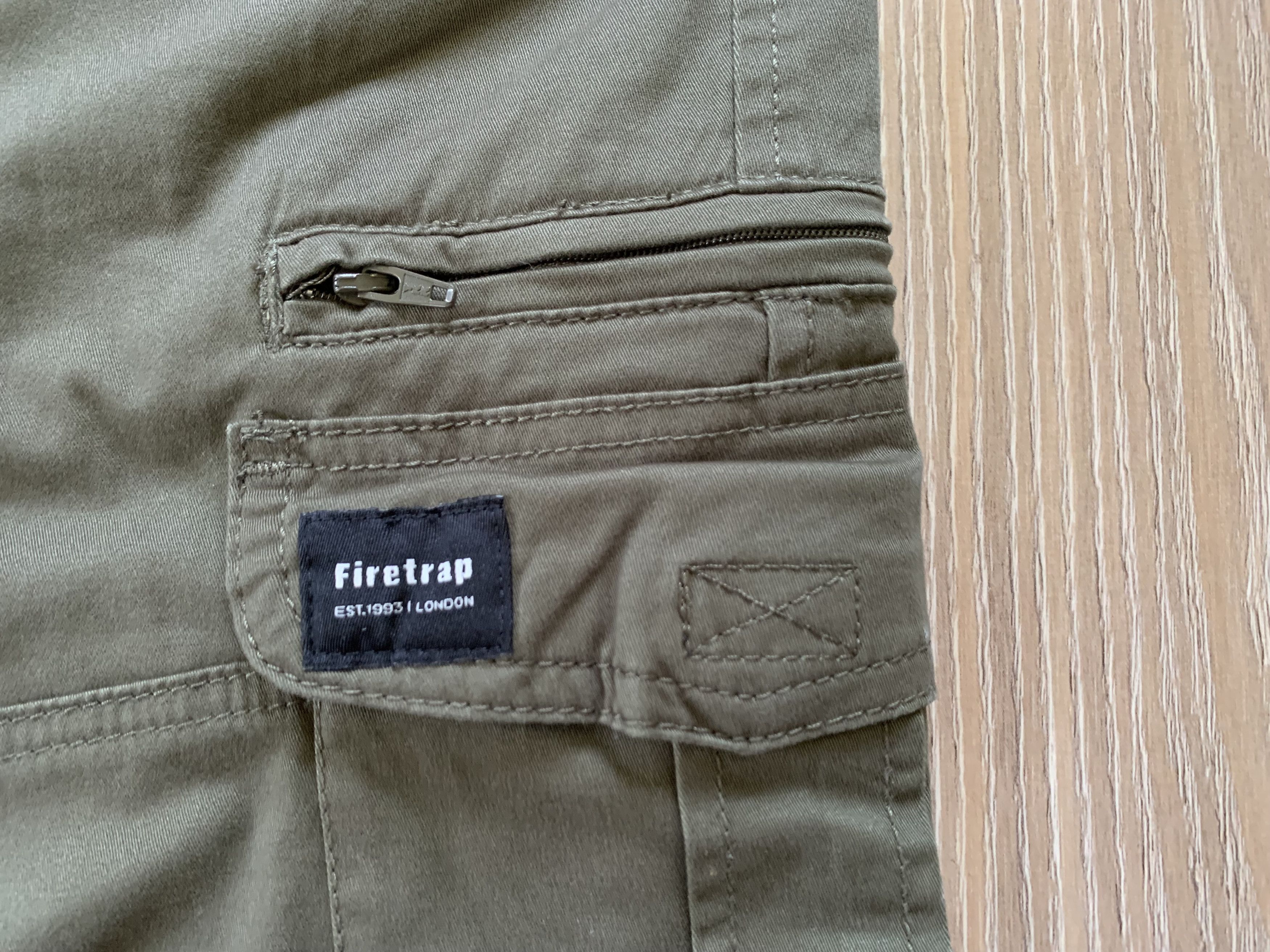 Firetrap Firetrap Khaki Junior Cargo Shorts Size US 26 / EU 42 - 5 Thumbnail