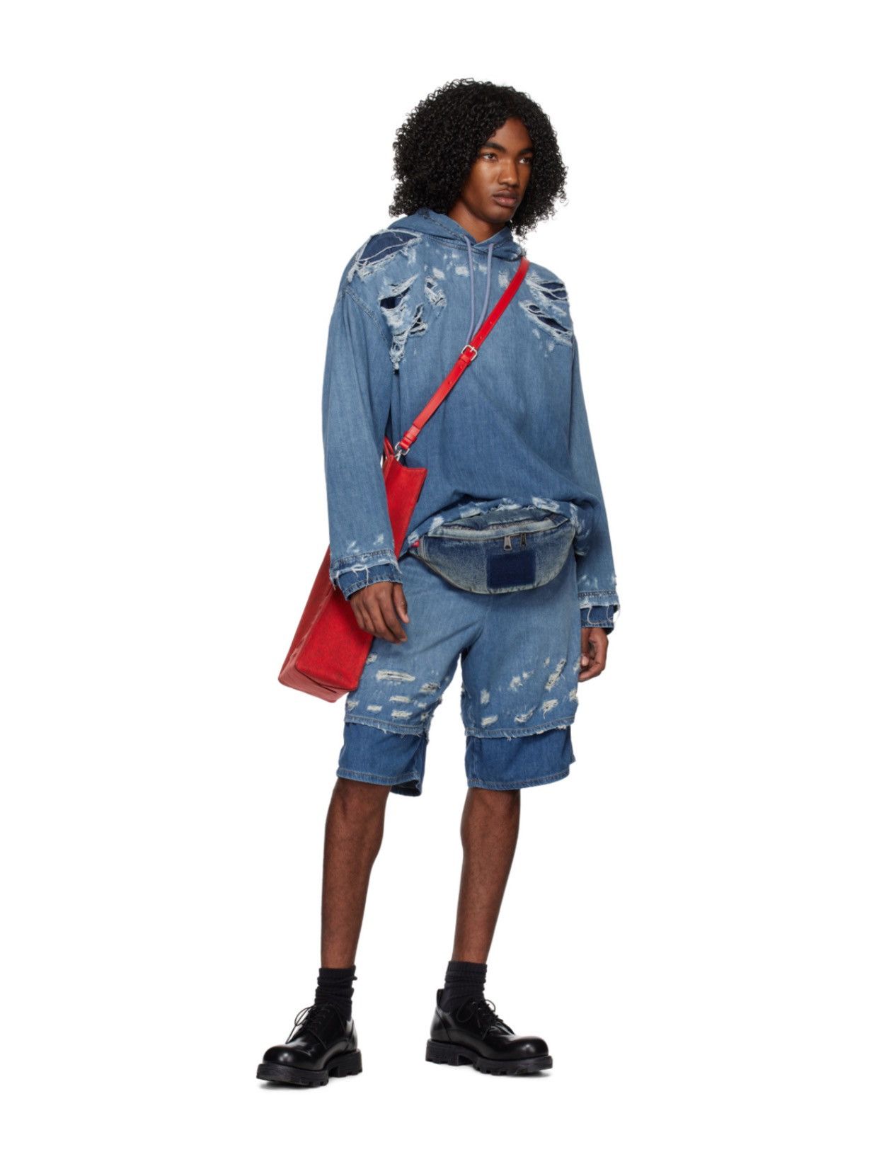Diesel D-HORTY DENIM SHORTS Size US 31 - 2 Thumbnail