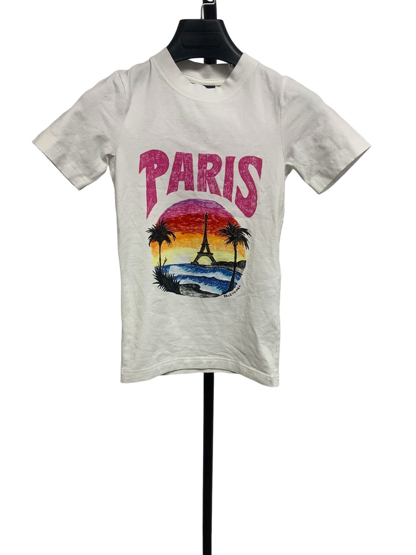 Balenciaga Balenciaga Paris Beach Graphic T-Shirt XS Size US XS / EU 42 / 0 - 1 Thumbnail
