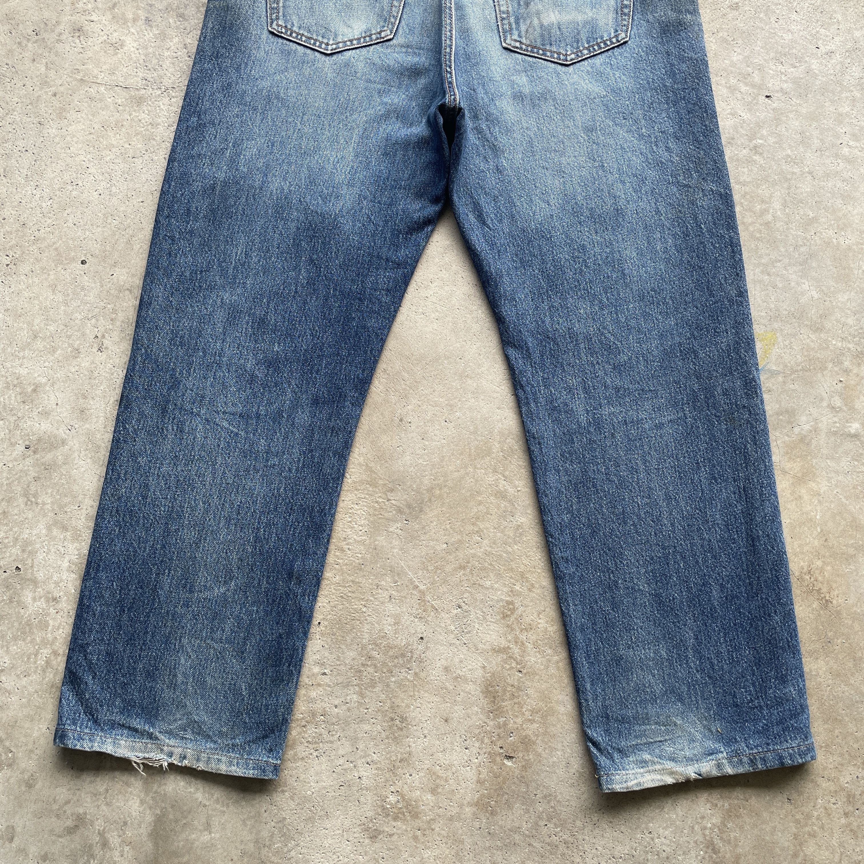 Japanese Brand W31 VINTAGE JAPANESE FADED JEANS DISTRESSED DENIM PANTS Size US 31 - 9 Thumbnail