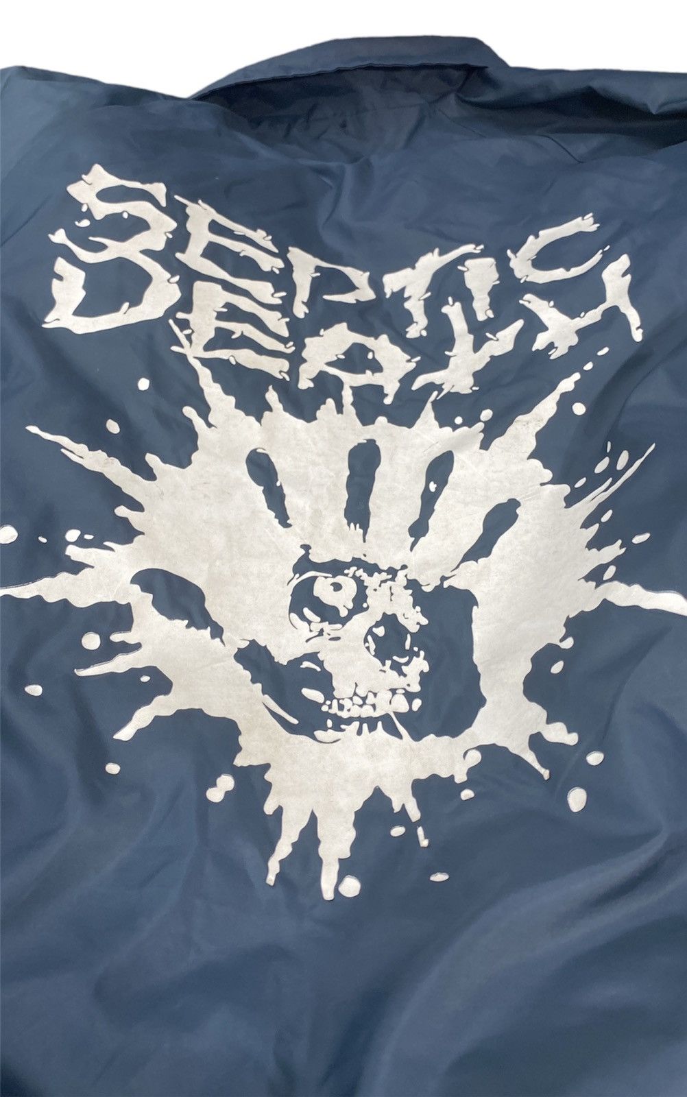 Very Rare SEPTIC DEATH Pushead, Hand of Fear Vintage Coach Jacket ...