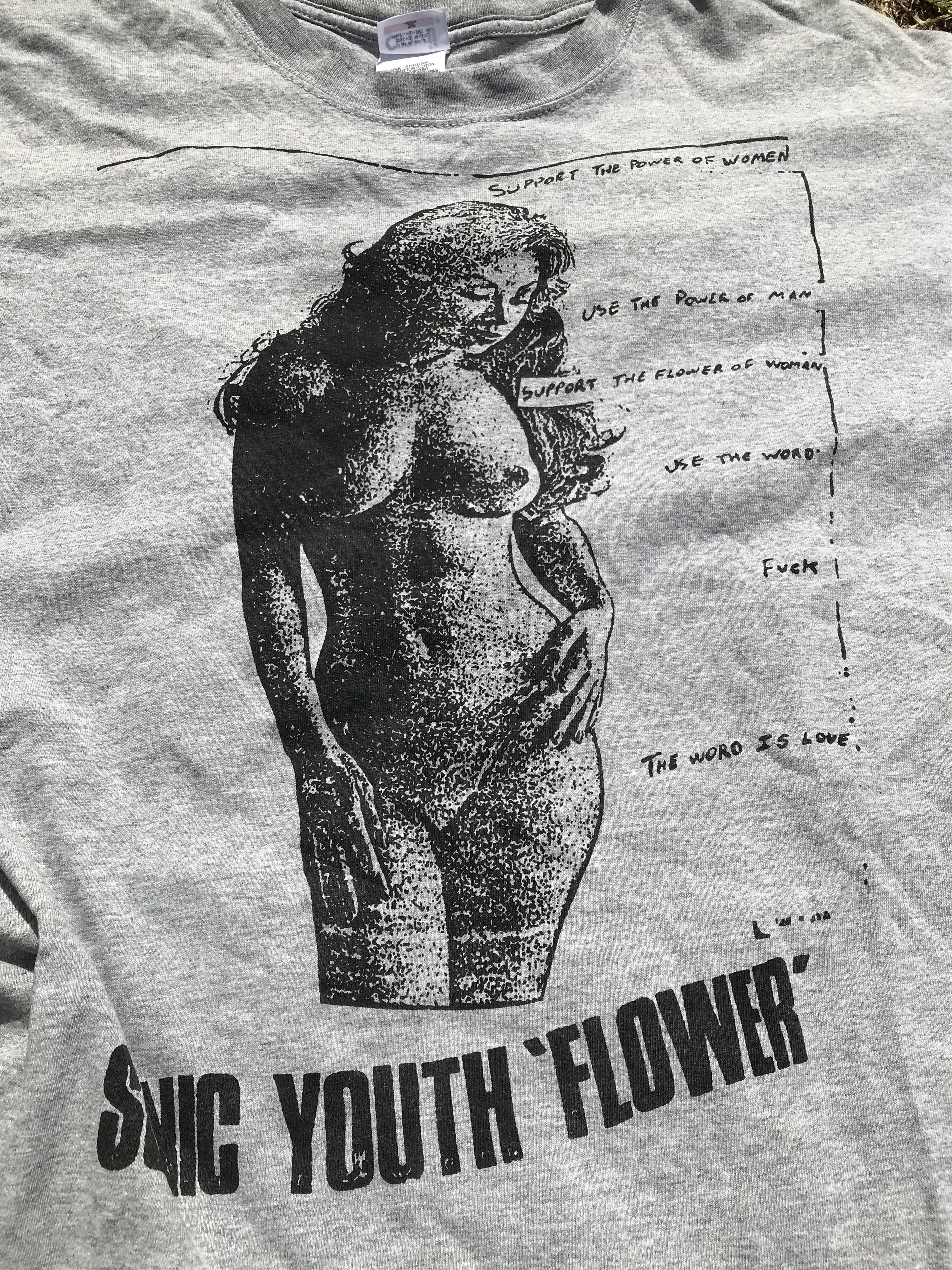 Anvil × Band Tees SONIC YOUTH ‘FLOWER T-Shirt Size US L / EU 52-54 / 3 - 2 Thumbnail