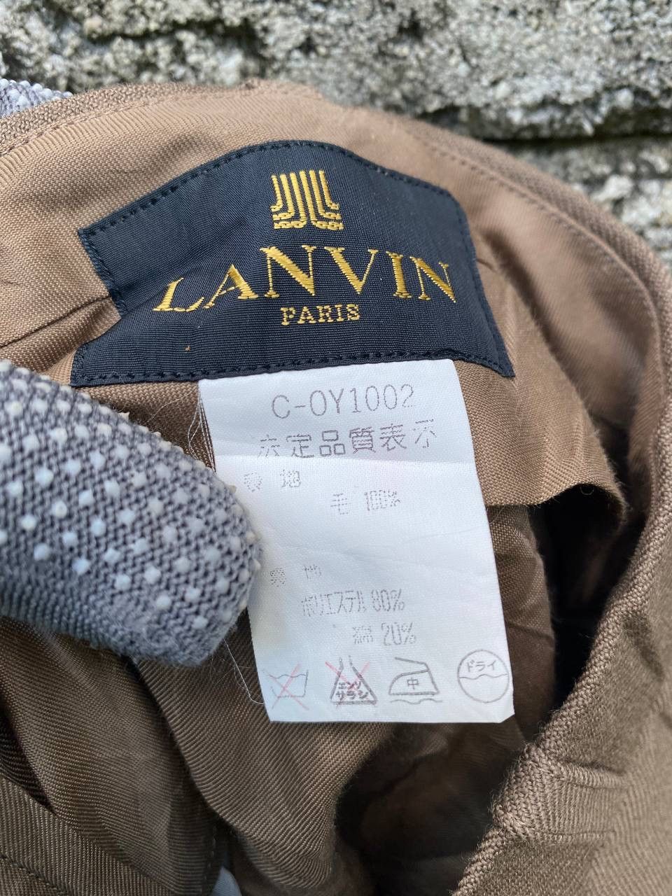 Lanvin Vintage Lanvin Trouser Wool Pants Size US 31 - 9 Thumbnail