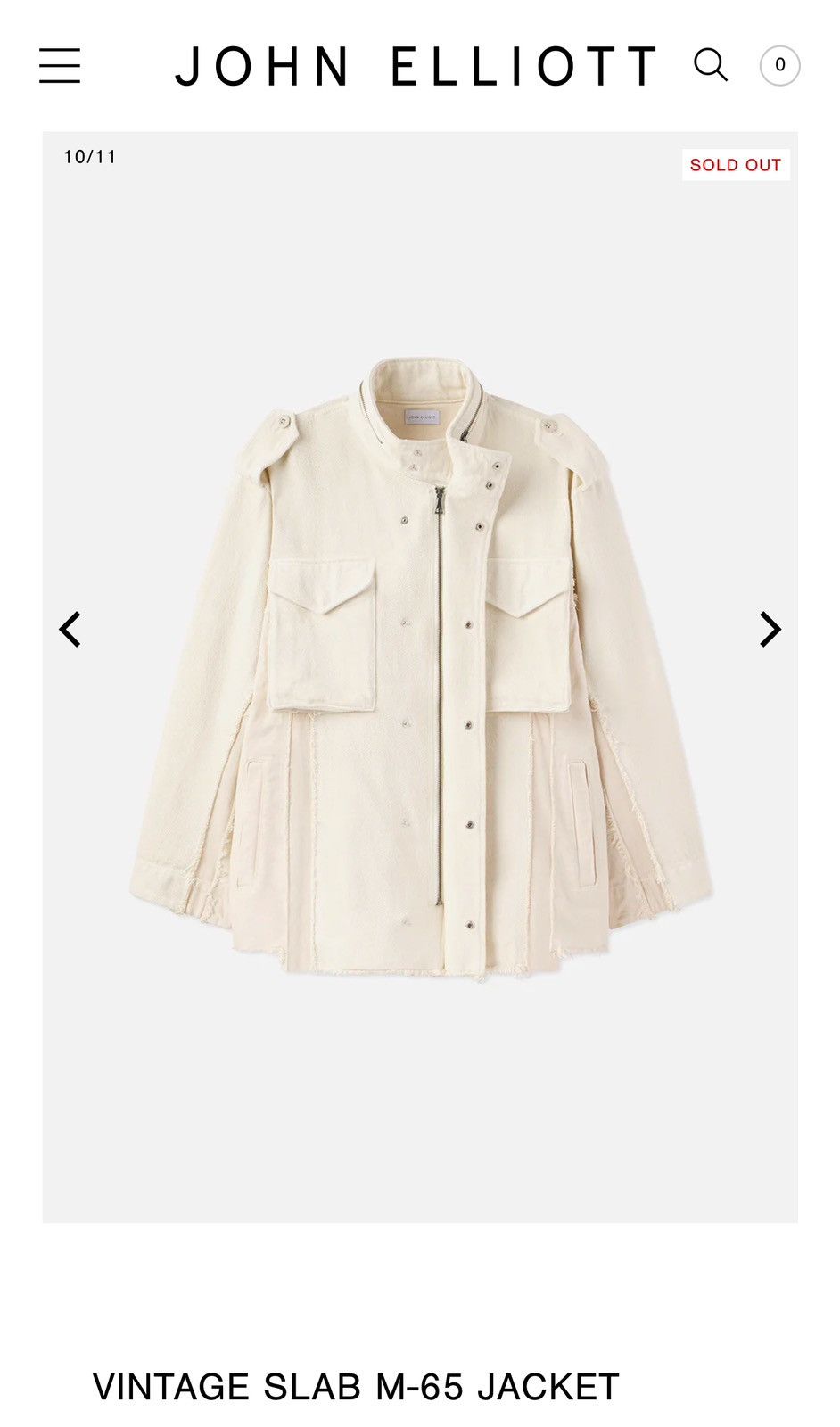 John Elliott John Elliott Vintage Frame M-65 Jacket Size US XL / EU 56 / 4 - 1 Thumbnail