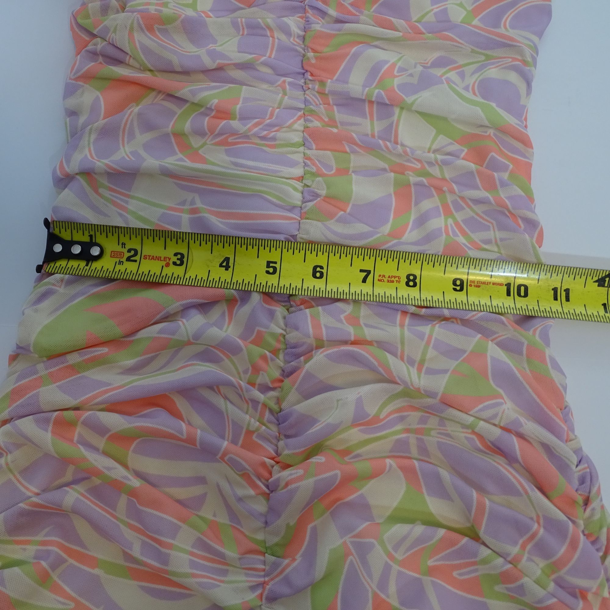BP. BP. Ruched Bodycon Mini Dress Multicolor Pastel Size XS Size XS / US 0-2 / IT 36-38 - 12 Thumbnail