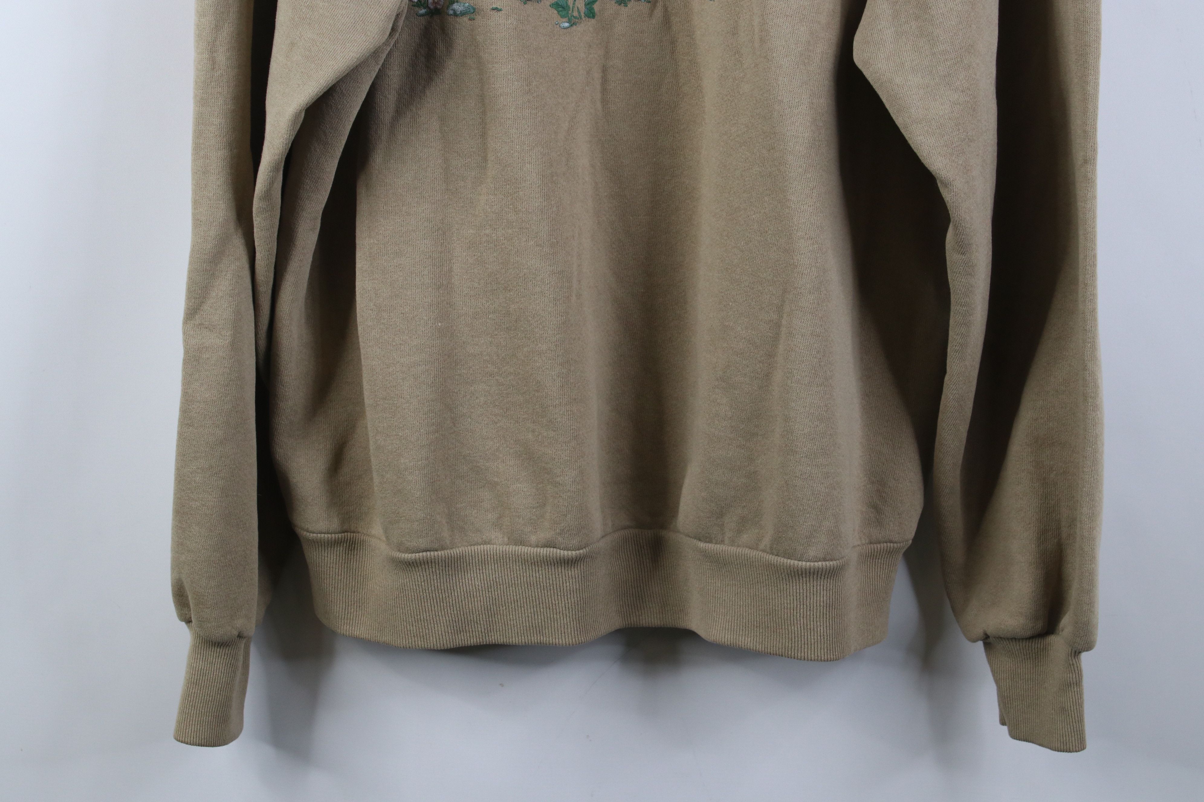 Vintage Vintage 90s Streetwear Nature Leaf Garden Flower Sweatshirt Size XL / US 12-14 / IT 48-50 - 16 Thumbnail
