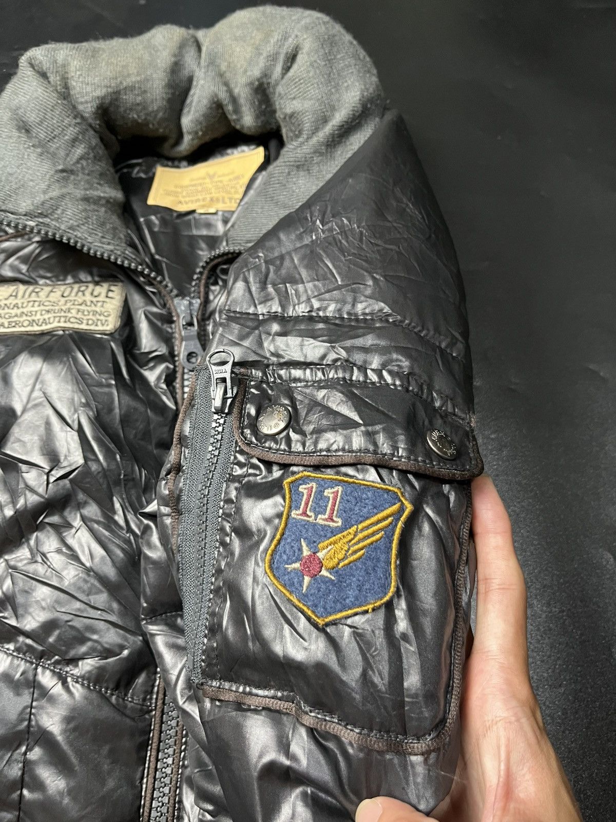 Avirex × Le Grande Bleu (L.G.B.) × Vintage VINTAGE AVIREX CRAZY PUFFER JACKET Size US M / EU 48-50 / 2 - 9 Thumbnail