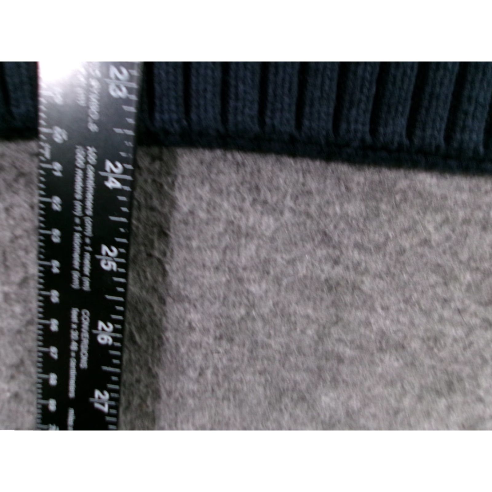 Chaps Chaps Sweater Mens Medium Blue Black White Stripe Pullover Cotton Logo 1/4 Zip Mock Neck Knitted Knit All Seasons Classic Preppy Size US M / EU 48-50 / 2 - 6 Thumbnail