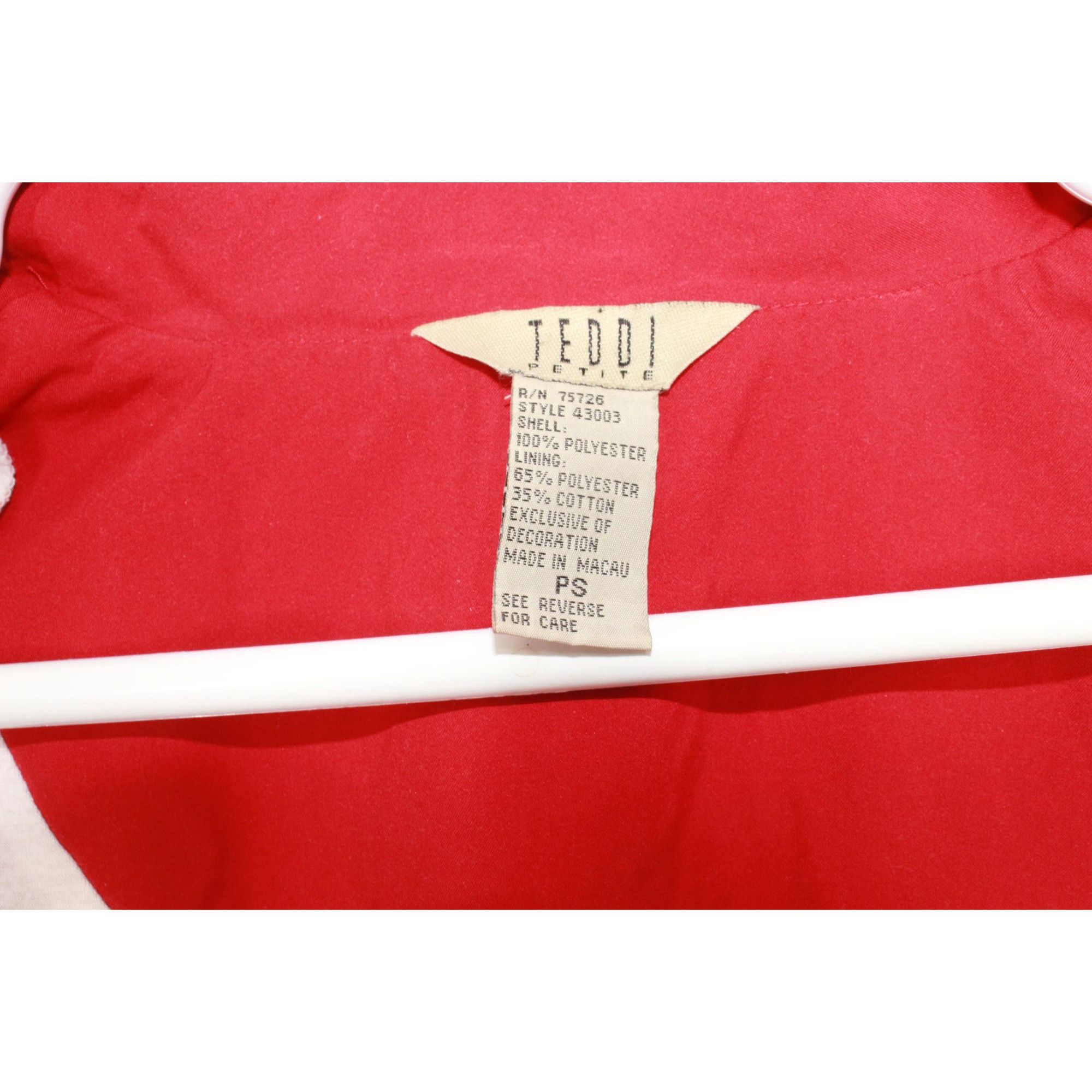 Other Vintage Teddi Red Retro Utility Windbreaker Women’s SP Size S / US 4 / IT 40 - 5 Thumbnail
