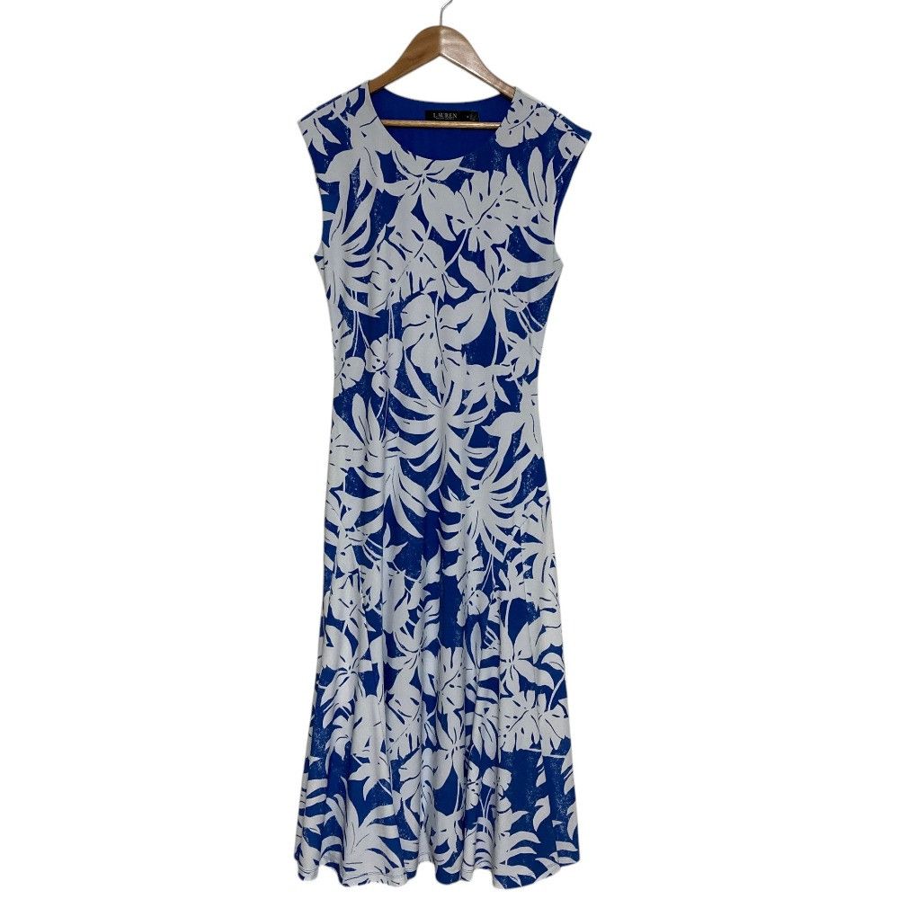 Ralph Lauren Ralph Lauren Lauren Ralph Lauren Palm Frond Print Stretch Jersey Dress Textile Dresses DUTY FREE for USA Size ONE SIZE - 1 Thumbnail