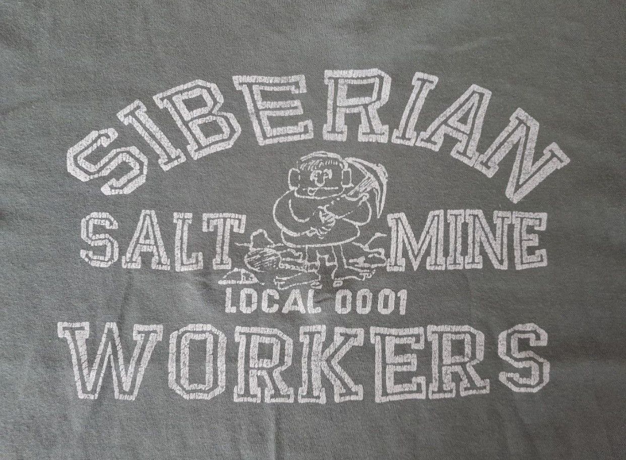 Warehouse Rare vintage WAREHOUSE siberian salt mine workers sun faded Size US M / EU 48-50 / 2 - 2 Thumbnail