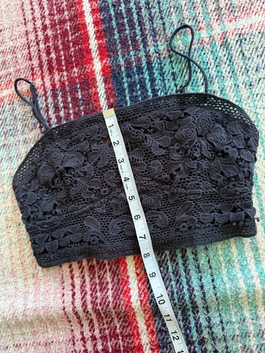 Free People Free People Black Lace Bralette One Size Size S / US 4 / IT 40 - 6 Thumbnail