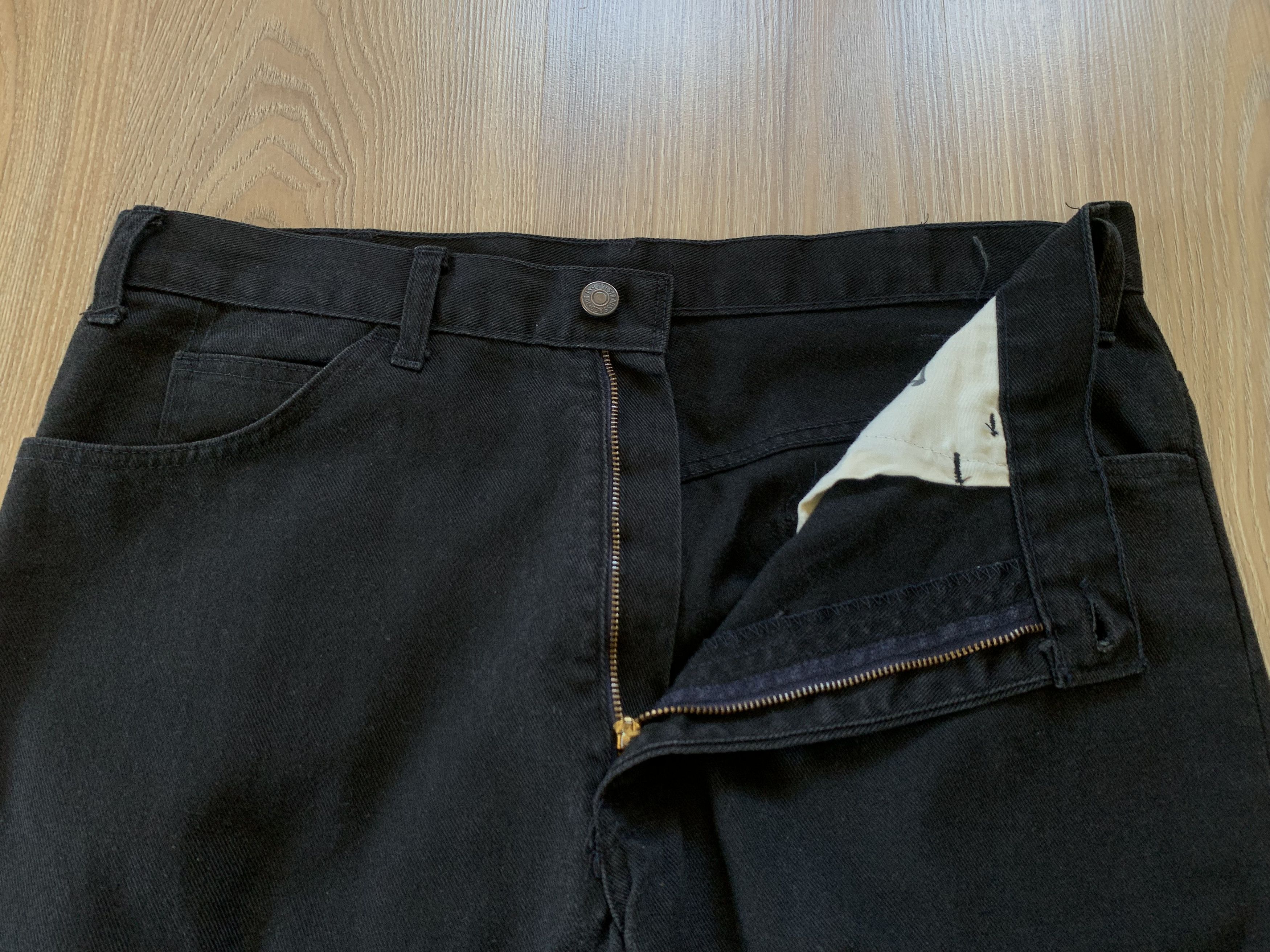 Levi's Rare Mens Levi's 518 Sta Prest Black Tab Jeans Size US 34 / EU 50 - 5 Thumbnail