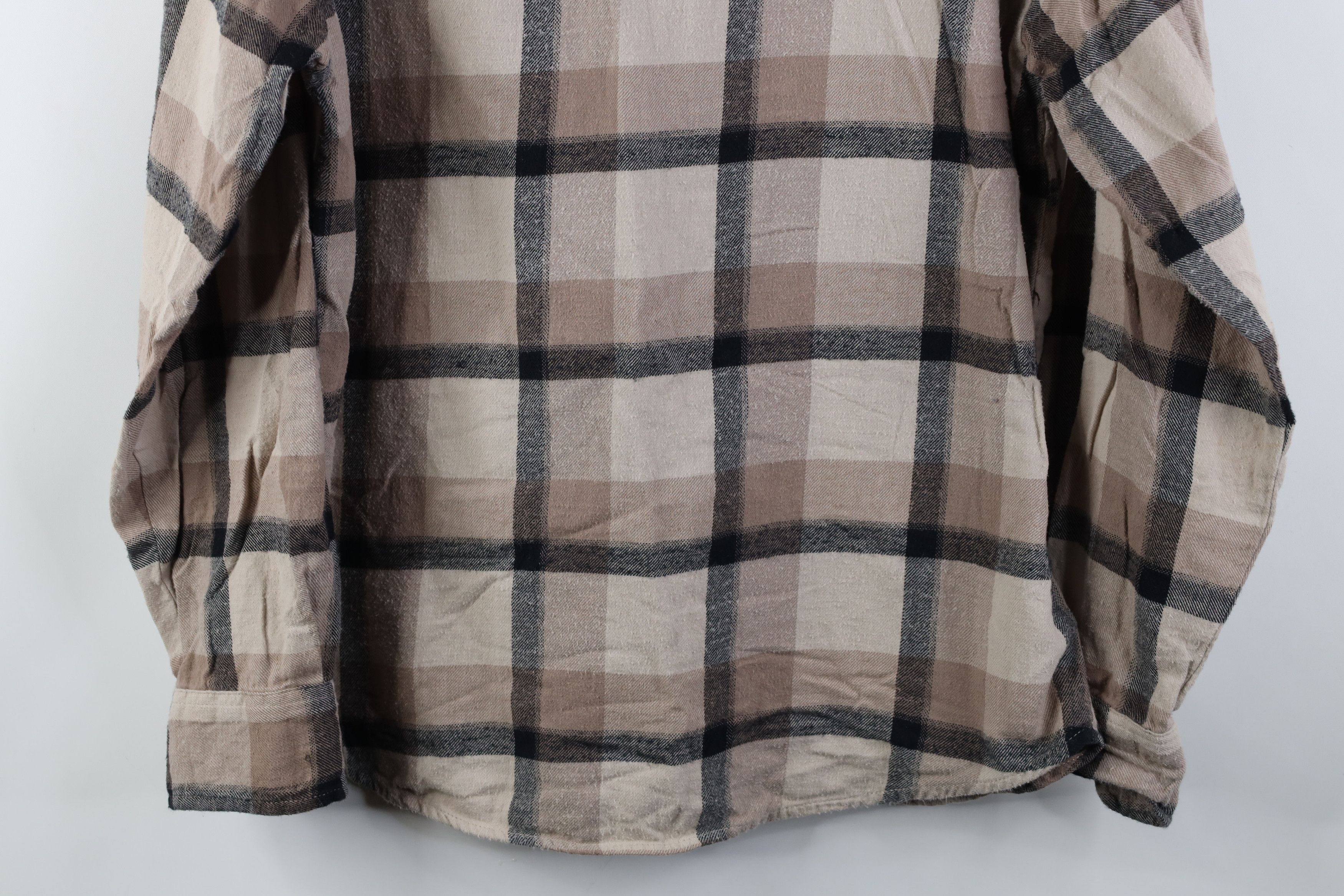 Vintage Vintage 90s Streetwear Collared Button Shirt Earth Tone Size US M / EU 48-50 / 2 - 11 Thumbnail