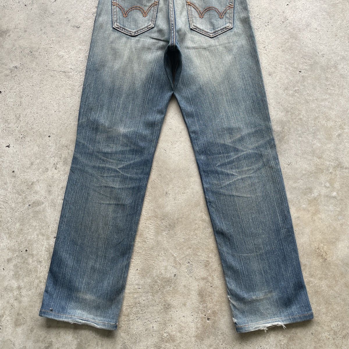 Edwin Vintage Edwin Made In Japan Rusty Faded Jeans Pants Denim Size US 30 / EU 46 - 12 Thumbnail