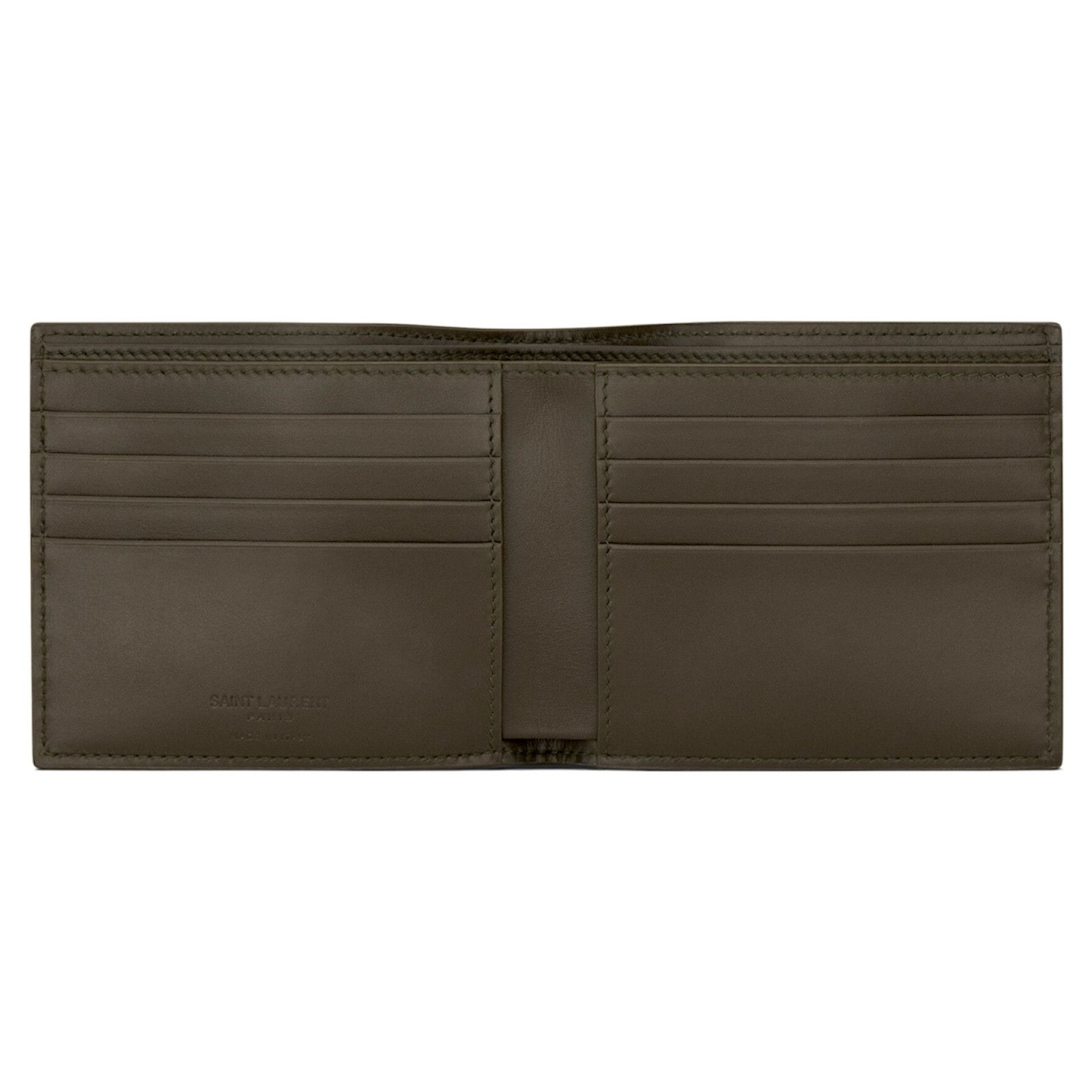 Saint Laurent Paris 396307 0U90E 3212 Single-Fold Wallet with Embossed Saint Lau Size ONE SIZE - 3 Thumbnail