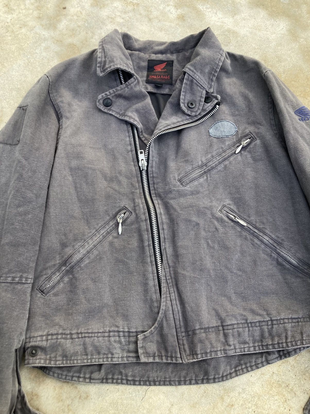 SHINICHIRO ARAKAWA Honda Shinichiro Arakawa Reflective Multi Pocket Moto Jakcet Size US M / EU 48-50 / 2 - 4 Thumbnail