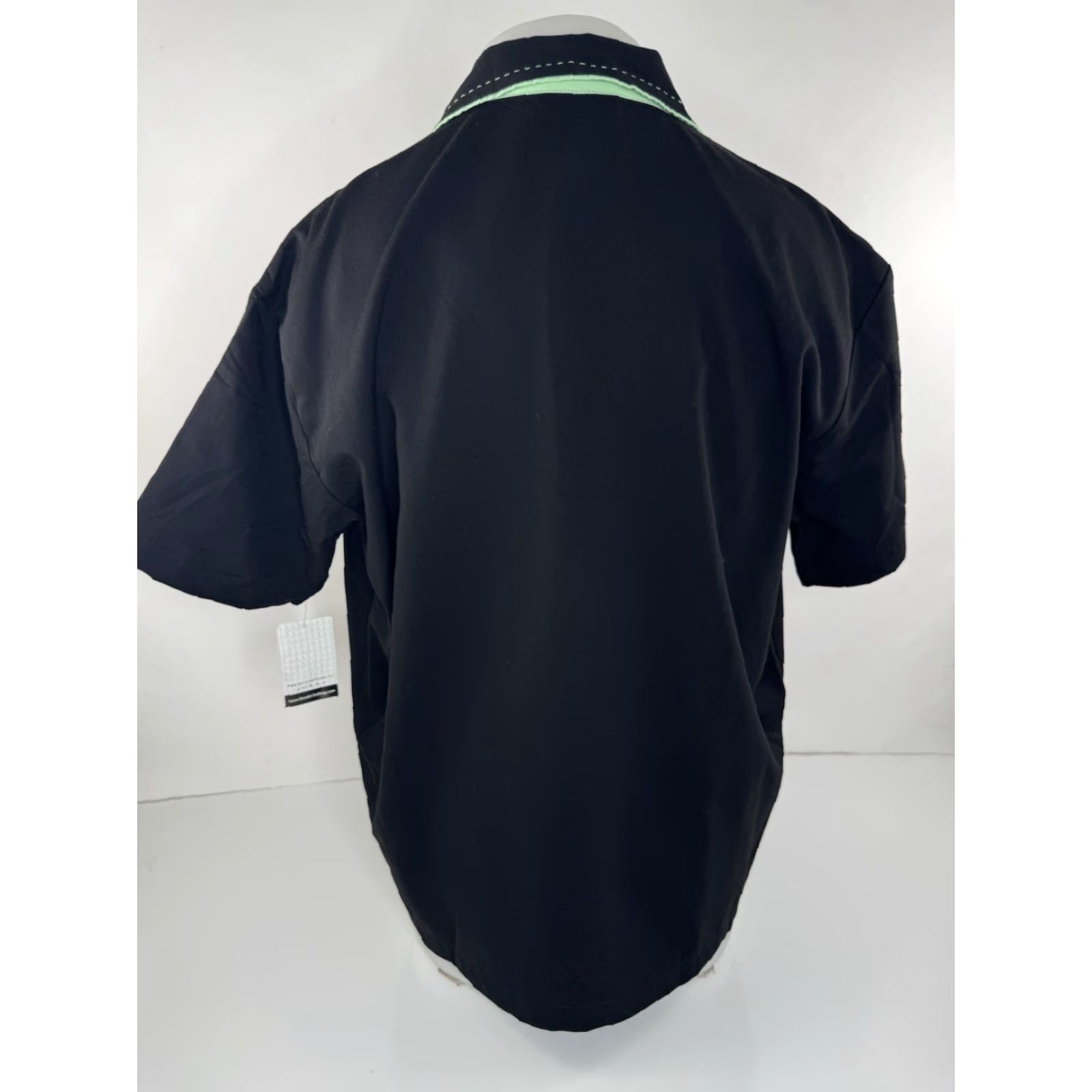 MCM Steady Classics - Embroidered Bowling MCM Rat Pack XL Shirt Mens Short Sleeve Button-Up Black XL Size US XL / EU 56 / 4 - 3 Thumbnail