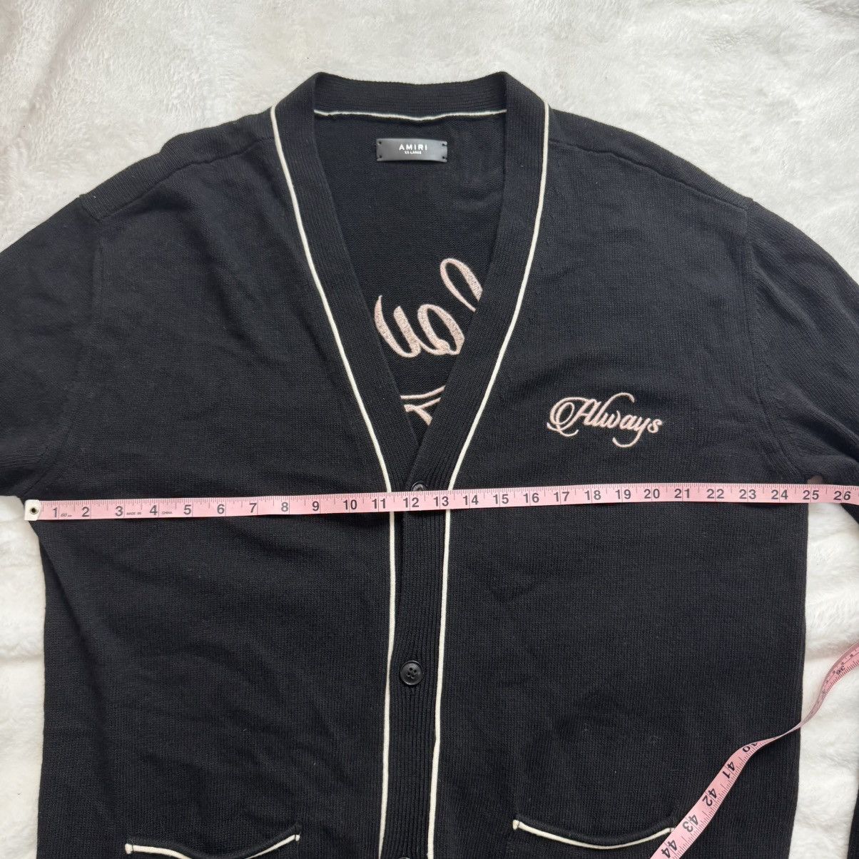 Amiri AMIRI Loving You Cardigan - Black - XXL Size US XXL / EU 58 / 5 - 8 Thumbnail