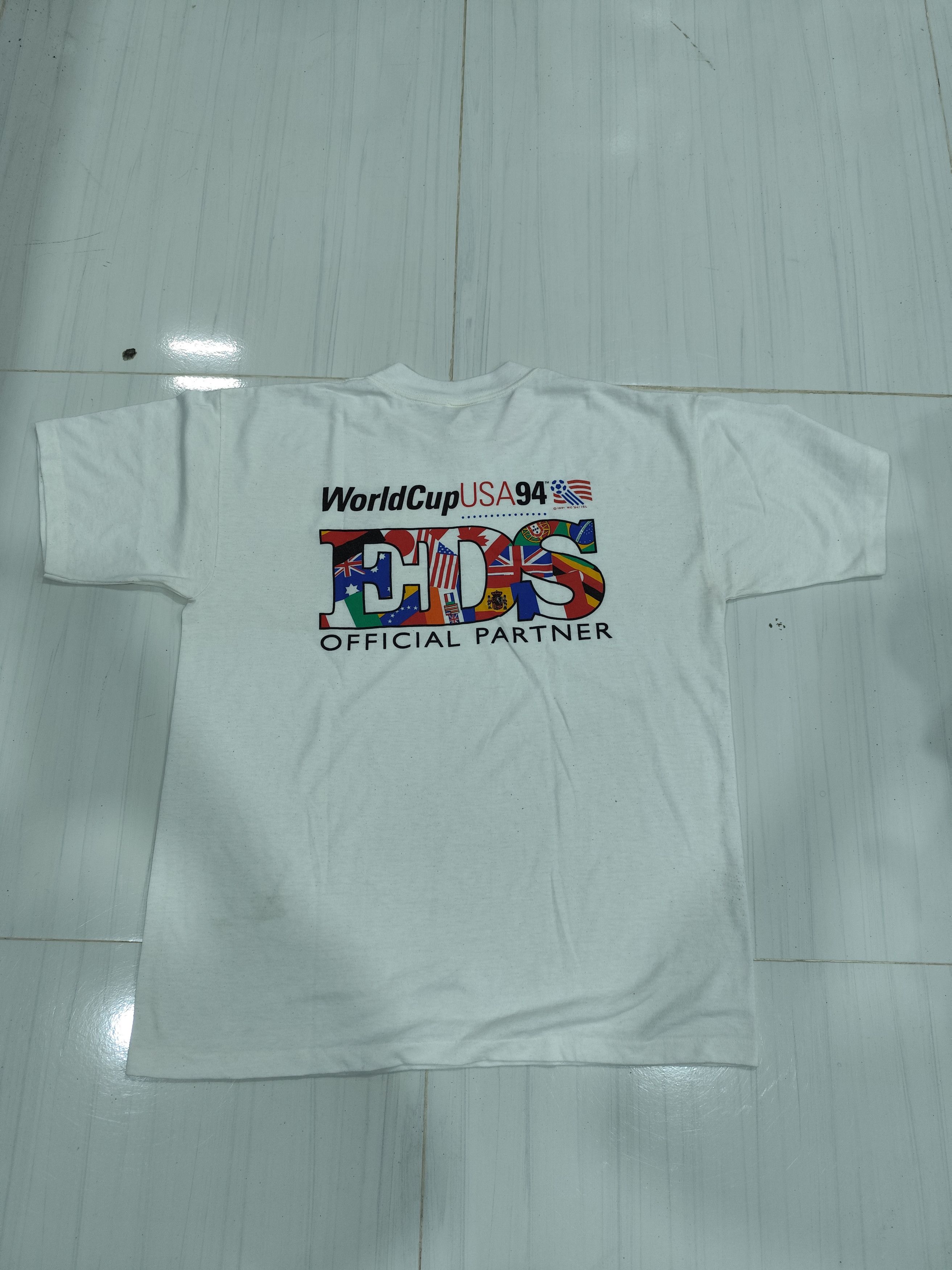 Vintage Vintage 1994 world cup EDS Size US L / EU 52-54 / 3 - 5 Thumbnail
