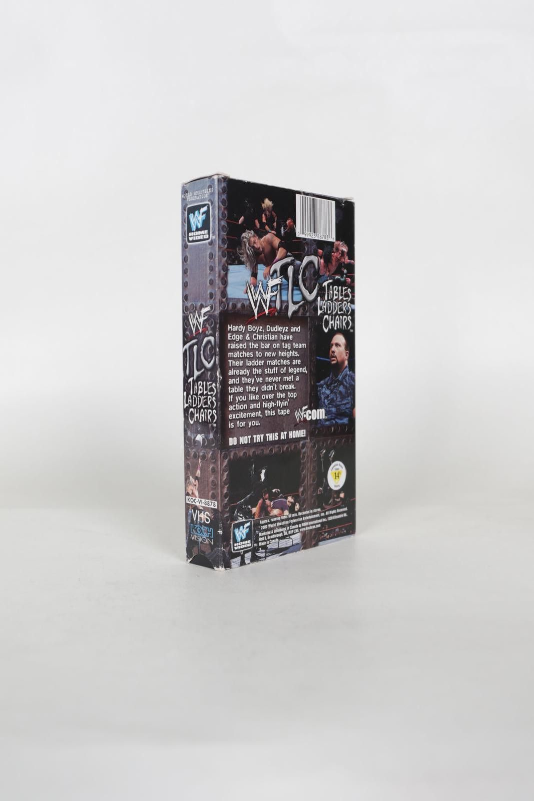 WWF 00's WWF Tables Ladders Chairs VHS Tape Size ONE SIZE - 2 Thumbnail