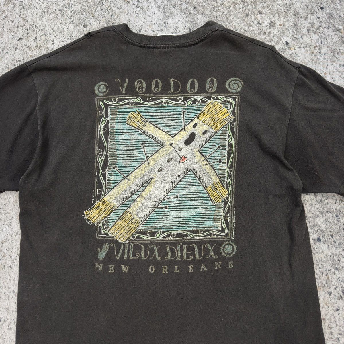 Vintage Thrashed Faded Distressed Voodoo Art Shirt ERD Grunge Chrome Size US XL / EU 56 / 4 - 8 Thumbnail