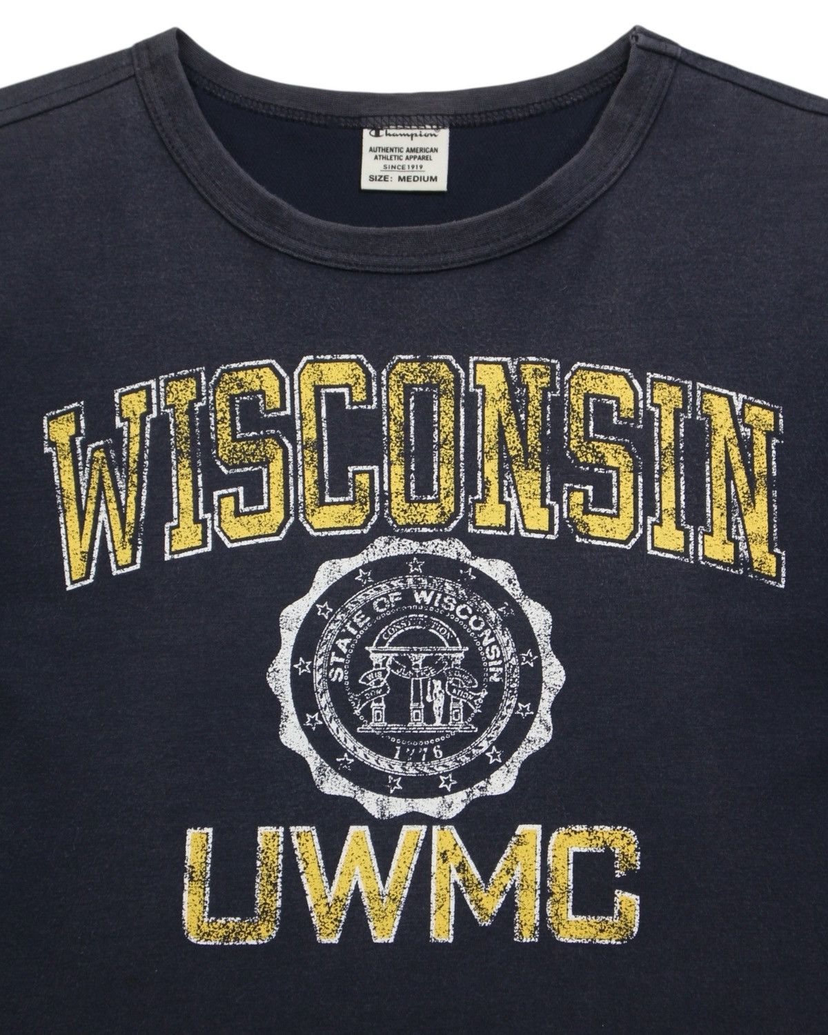 Champion CHAMPION WISCONSIN UWMG SUN FADED TEE Size US M / EU 48-50 / 2 - 2 Thumbnail