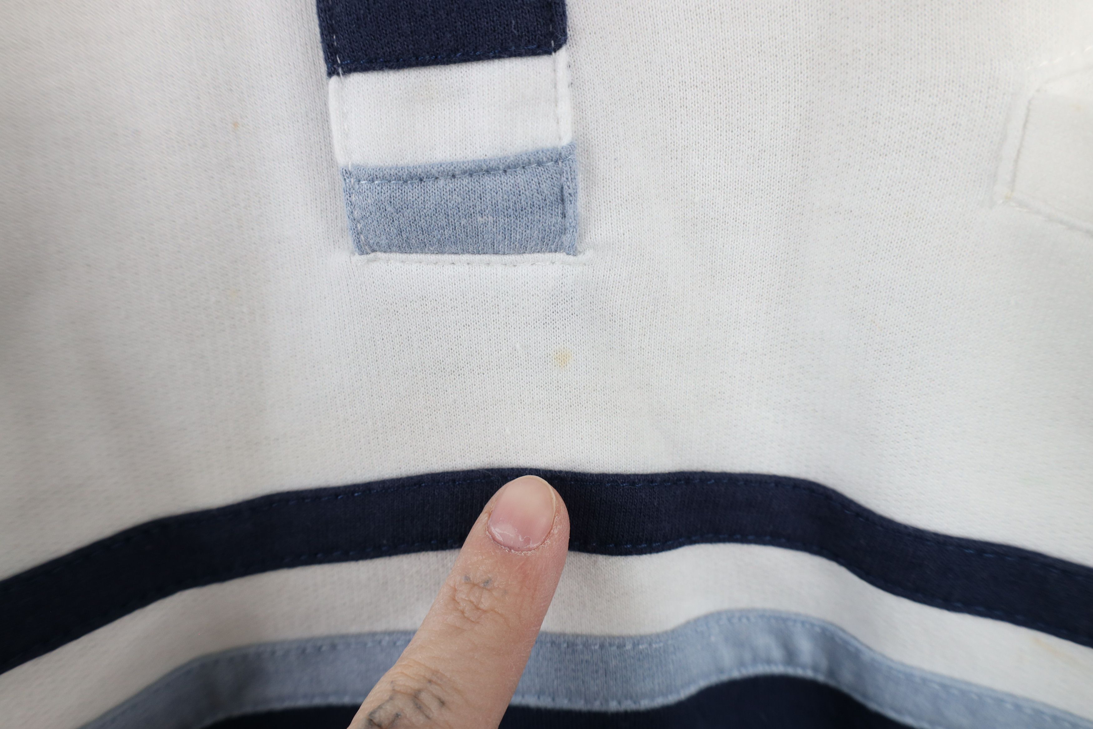Vintage Vintage 90s Streetwear Block Collared Pullover Polo Shirt Size US XL / EU 56 / 4 - 5 Thumbnail