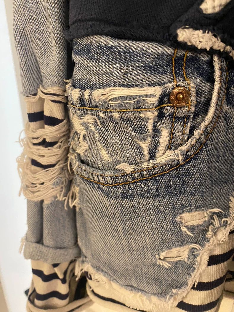Greg Lauren GREG LAUREN Classic Patchwork Hoodie 2503-Nextarrow Size US M / EU 48-50 / 2 - 4 Thumbnail