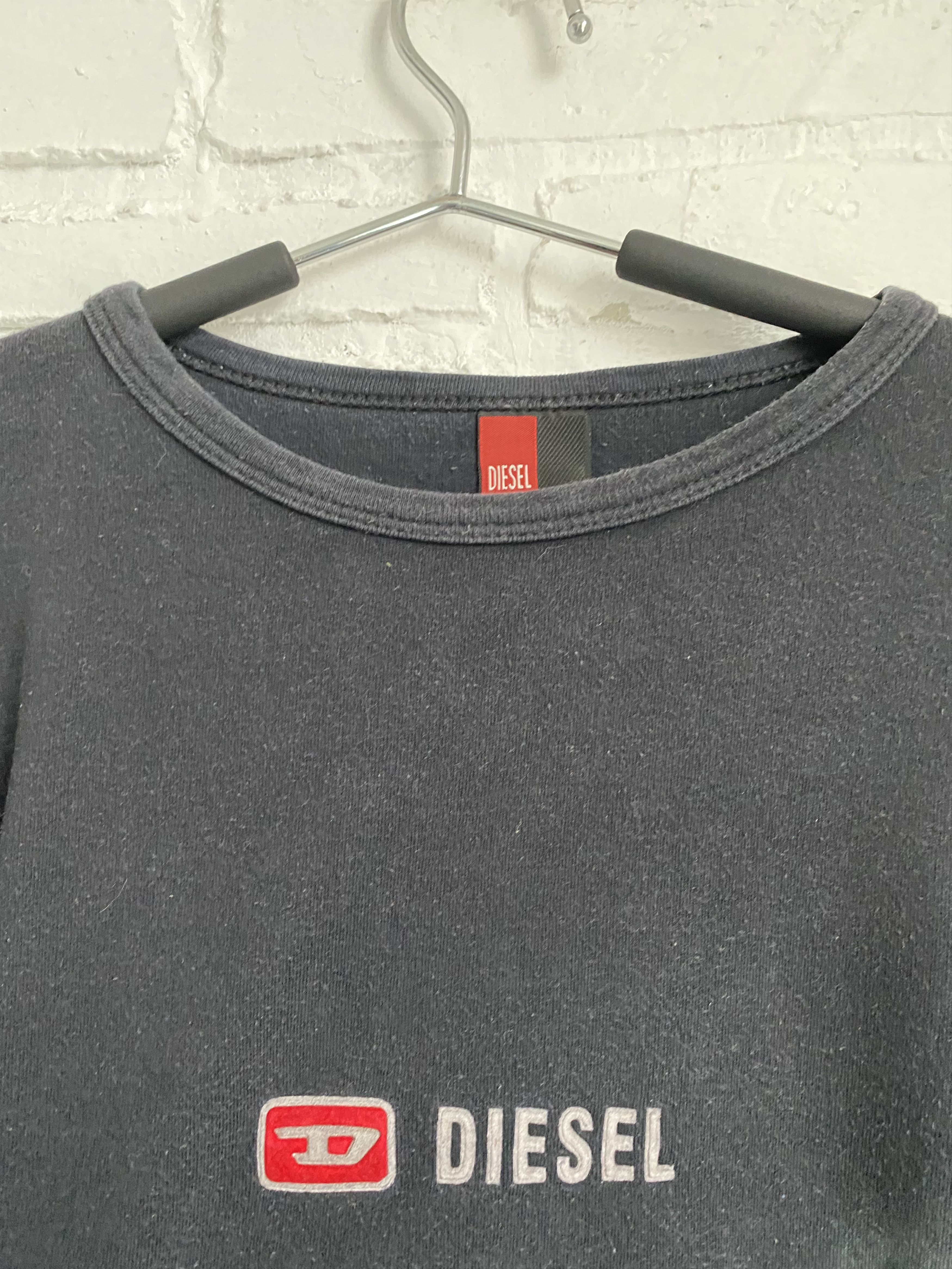 Diesel × Vintage Vintage 2000s Diesel tribal full logo t-shirt y2k Size US M / EU 48-50 / 2 - 2 Thumbnail