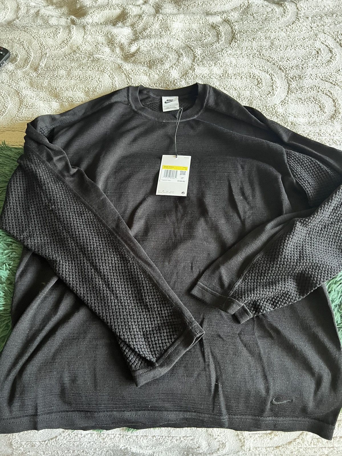 Nike × Stussy Stüssy x Nike Long Sleeve Knit Jersey Black Size Small Size US S / EU 44-46 / 1 - 3 Thumbnail