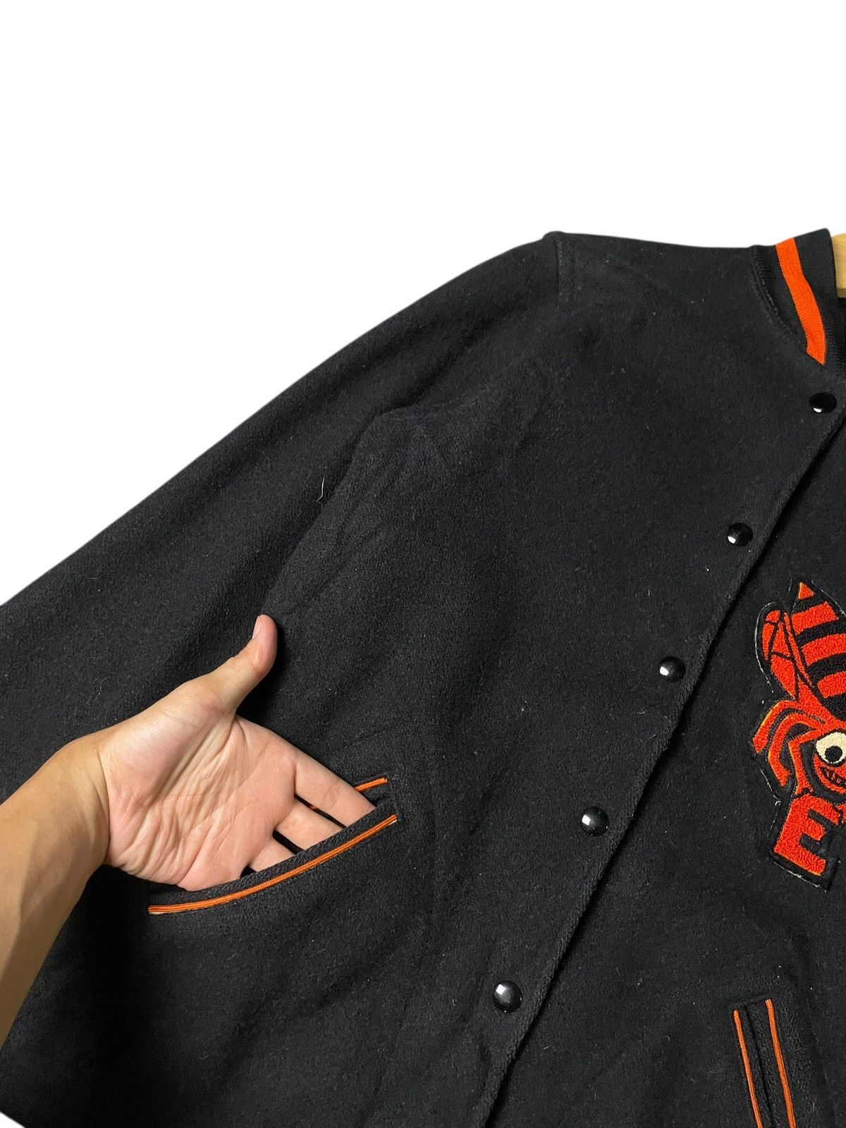 Japanese Brand × Seditionaries × Vintage Vintage Lasley Knitting Co. Seattle Varsity Jacket (133) Size US XXS / EU 40 - 4 Thumbnail
